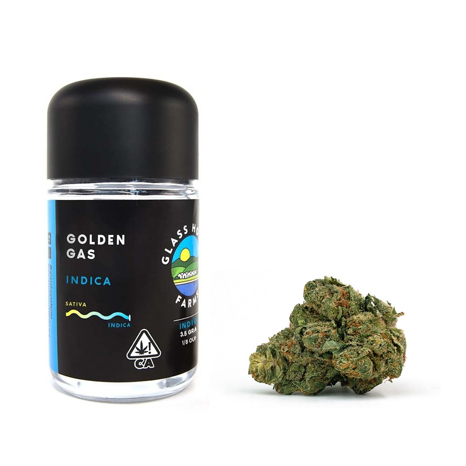Glass House Farms Golden Gas [3.5g Jar] Leafly