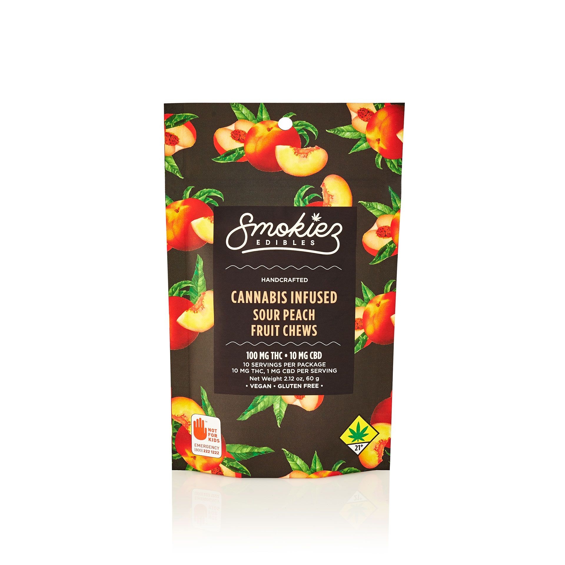 Smokiez Edibles: > Fruit Chews > > Sour Peach >