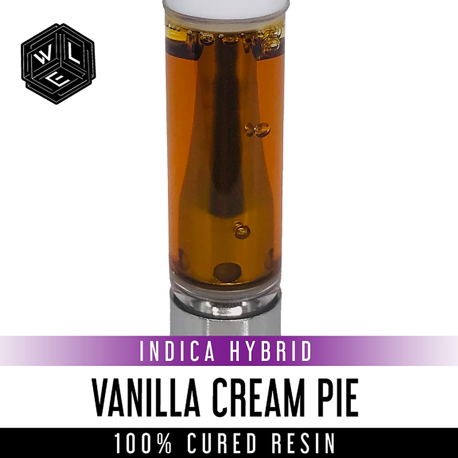 White Label Extracts: Vanilla Cream Pie 100% Cured Resin Cartridge 1 Gram |  Leafly