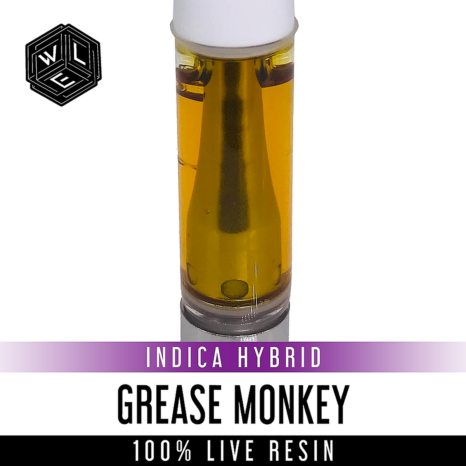 White Label Extracts Grease Monkey 100 Live Resin Cartridge 1 Gram