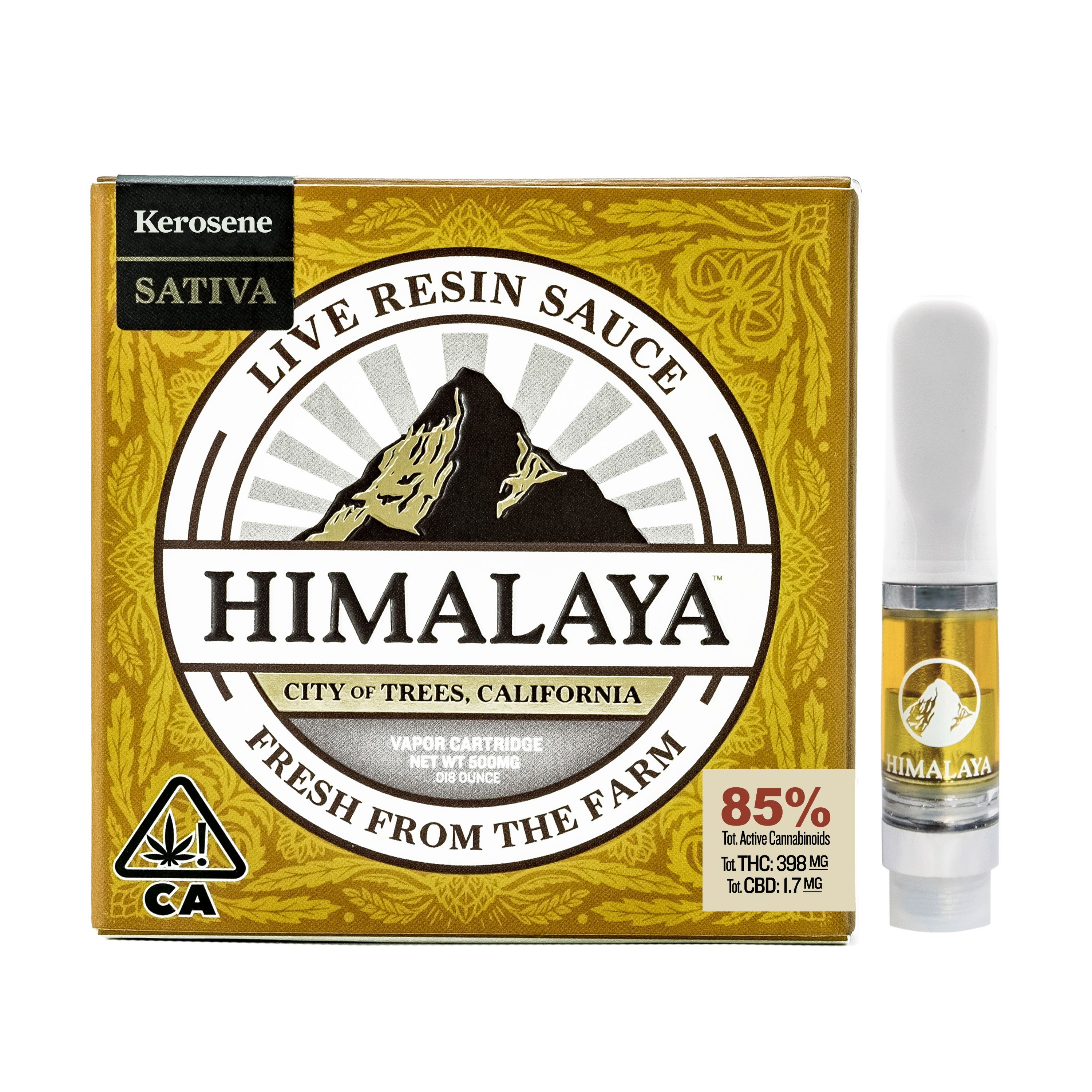 HIMALAYA Kerosene (Live Sauce) Cartridge Leafly