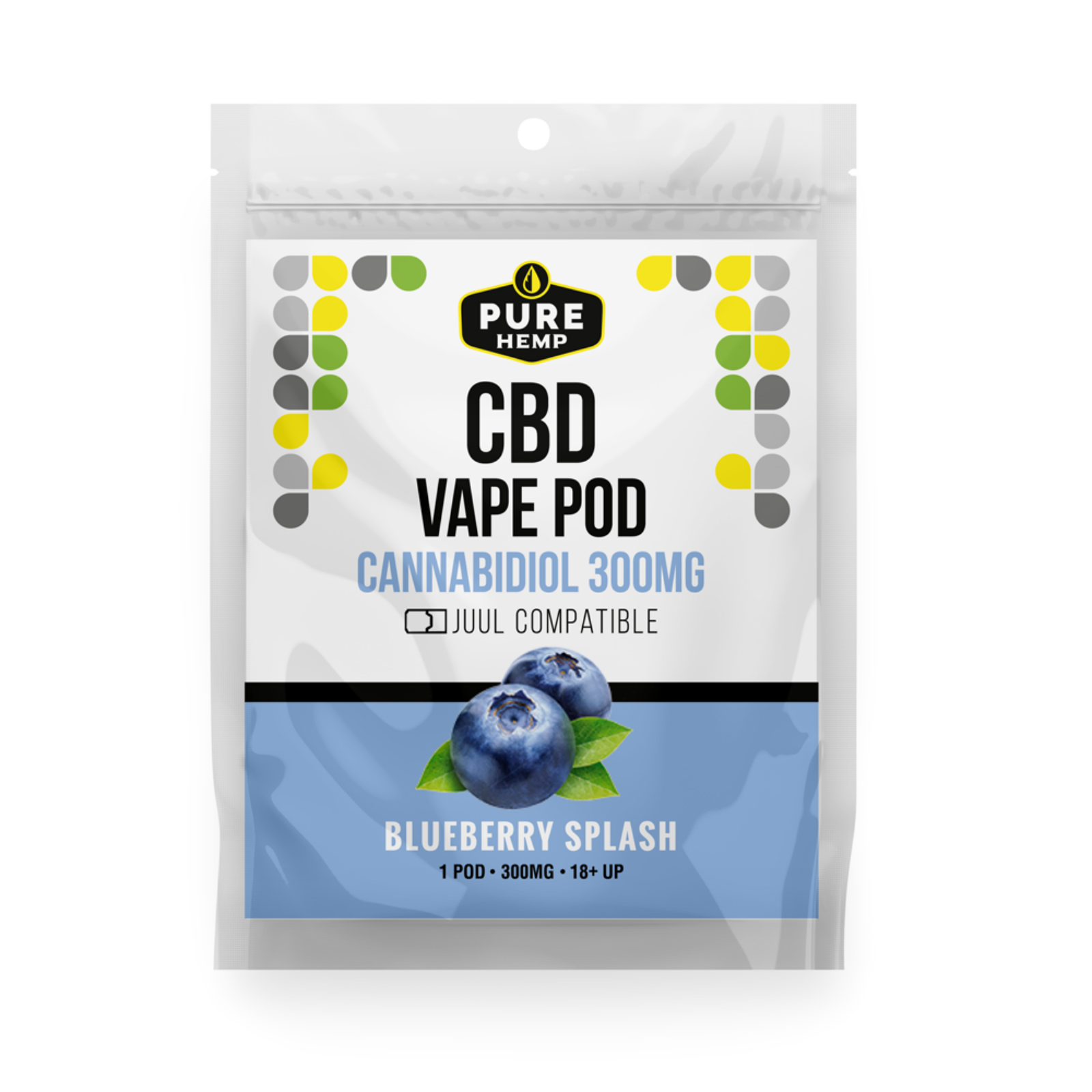 purehempshop: Vape Pod - Blueberry Splash 300mg | Leafly