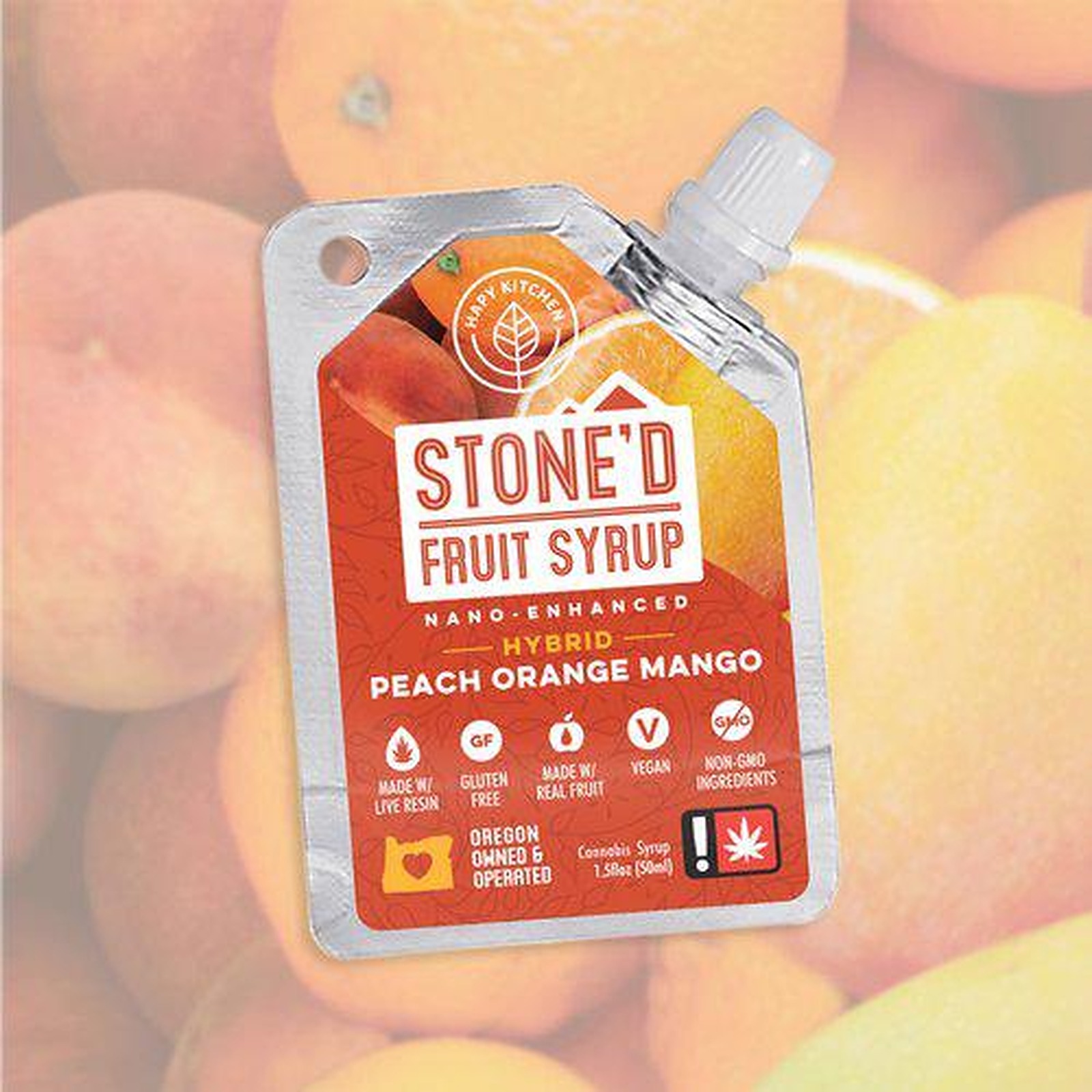 Hapy Kitchen: Syrup - Stoned Fruit Syrups - Pom