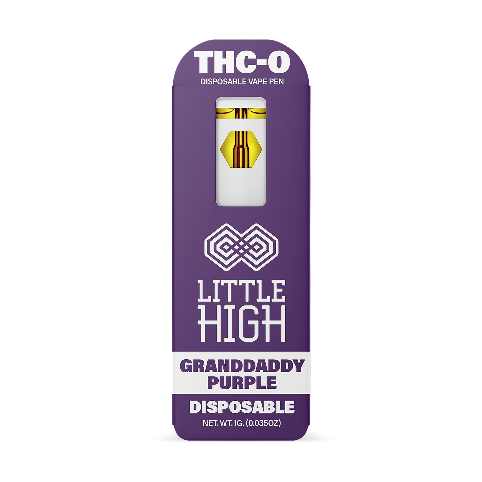 Little High: Little High - THC-O Indica - Granddaddy Purple - 1 Gram Disposable Pen | Leafly Little High: Little High - THC-O Indica - Granddaddy Purple - 1 Gram Disposable Pen | Leafly