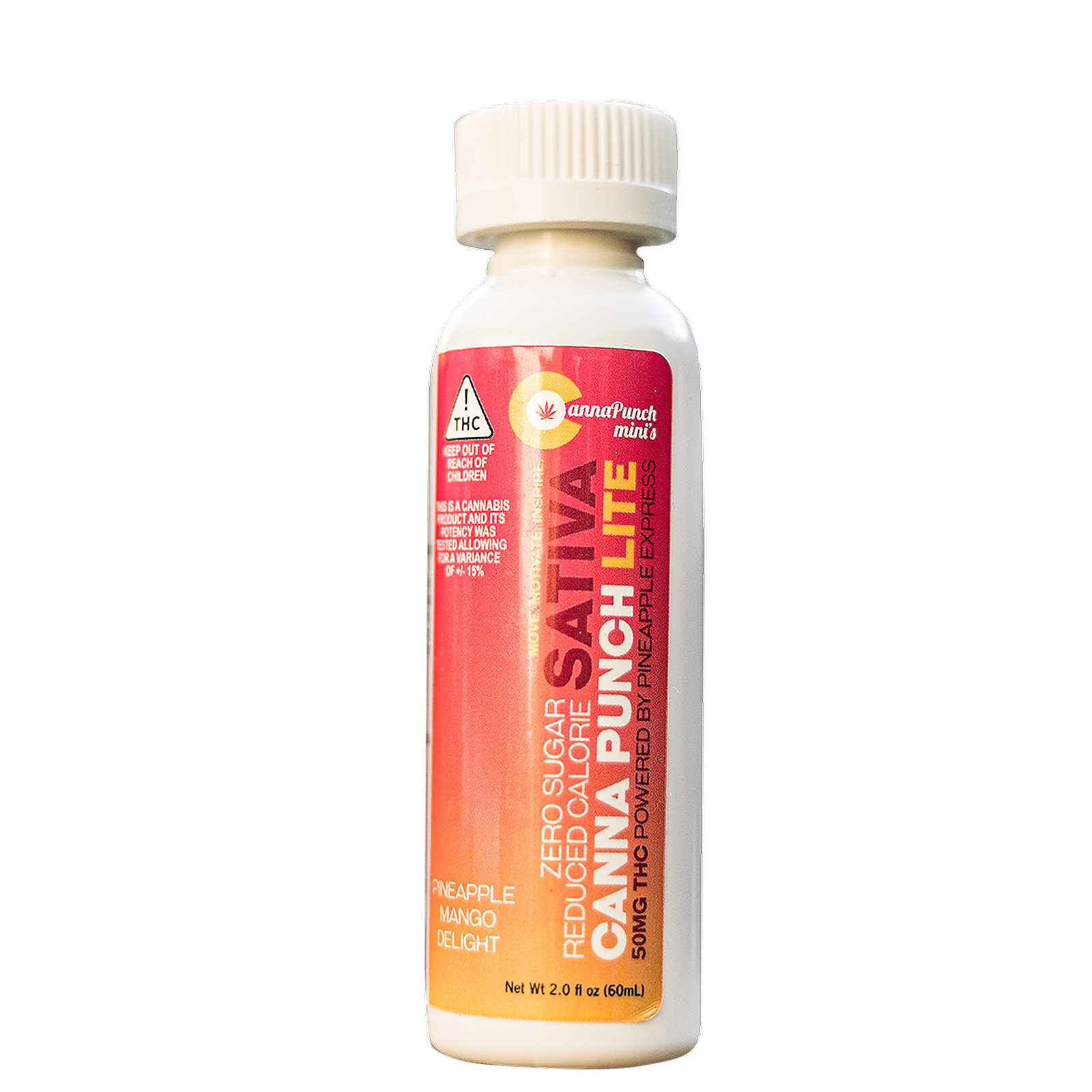 CannaPunch Pineapple Mango Delight Lite 2oz Leafly