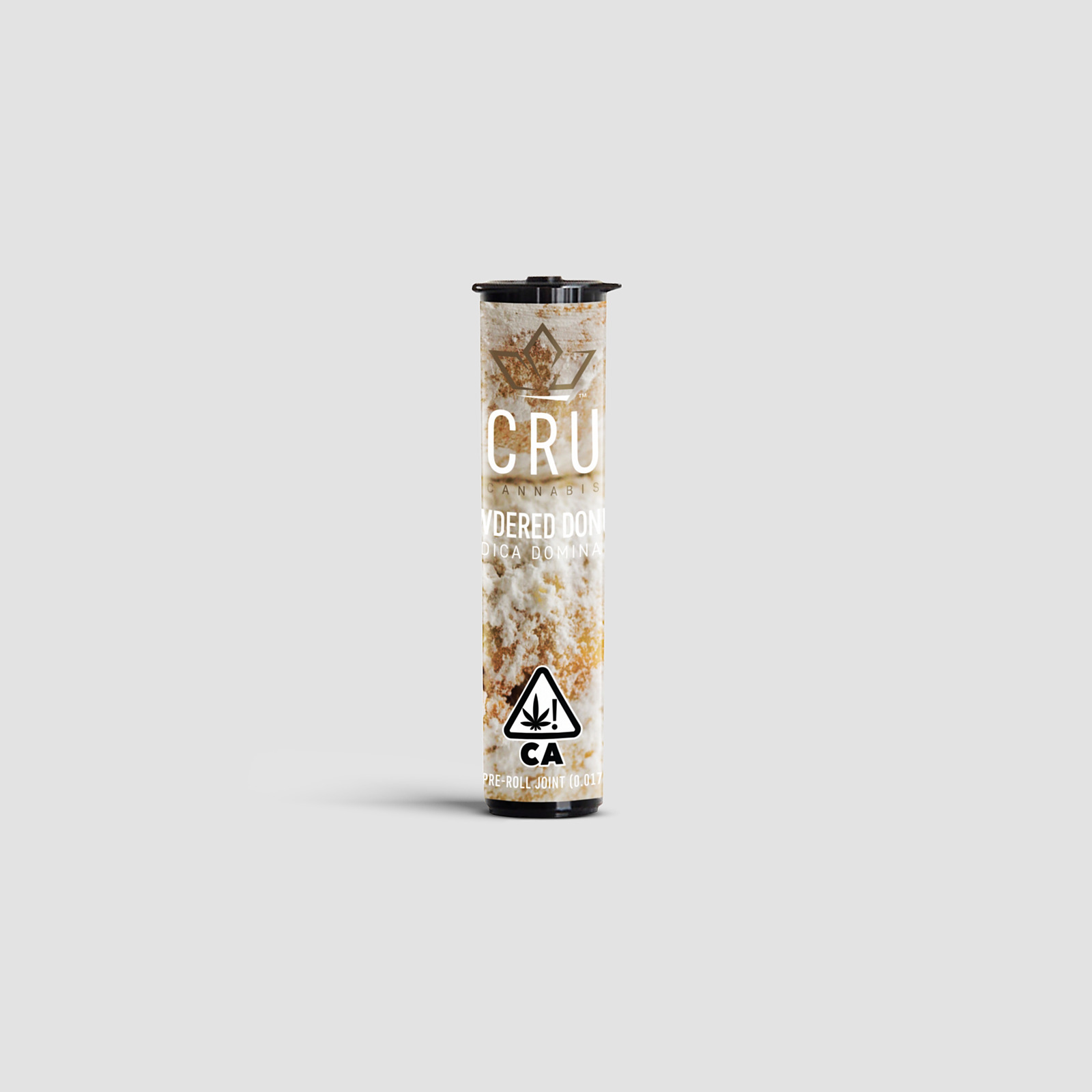 CRU Cannabis Powdered Donuts (0.5G Indica PreRoll) Leafly