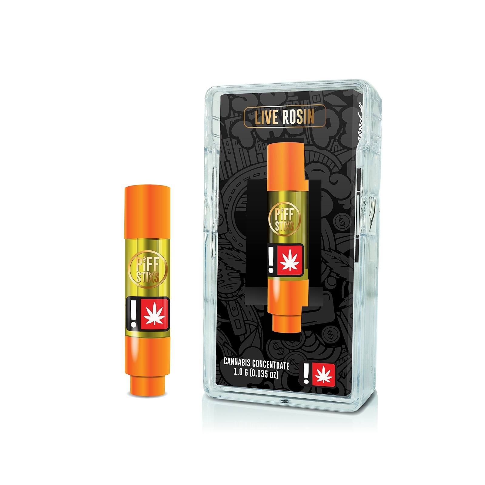 Piff Stixs Piff Glass Cart Orange Leafly