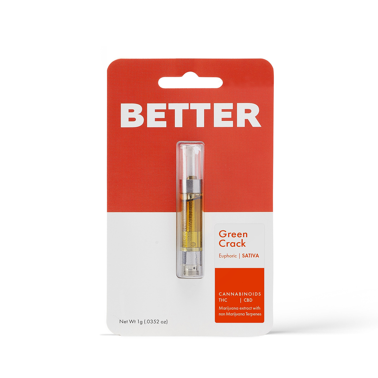 Better Green Crack Cartridge 1g Leafly