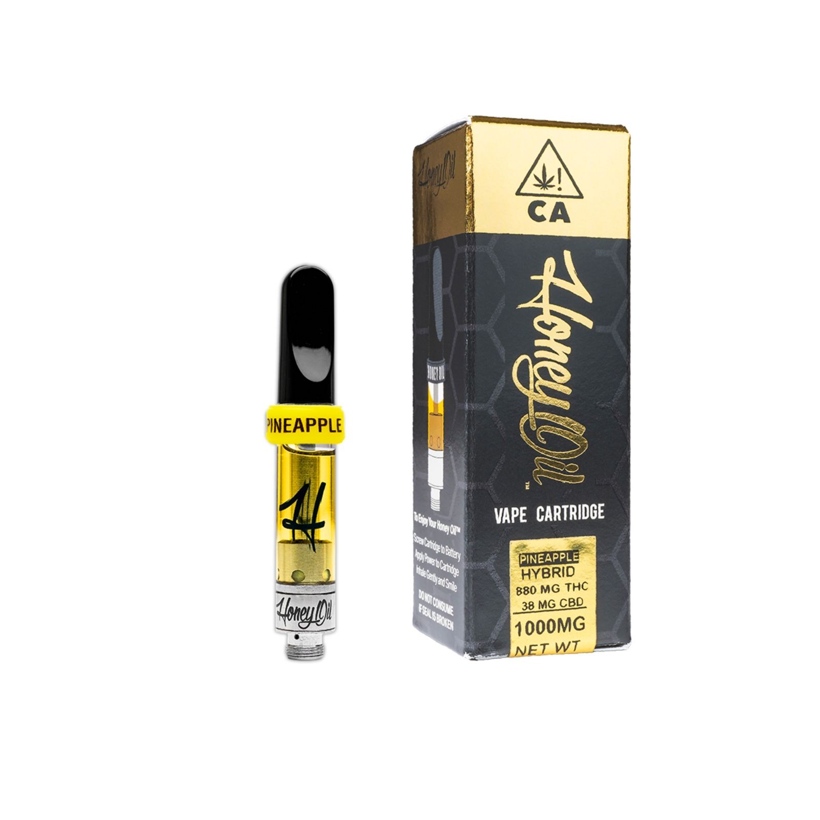 Honey Oil Pineapple THC Vape Cartridge Leafly