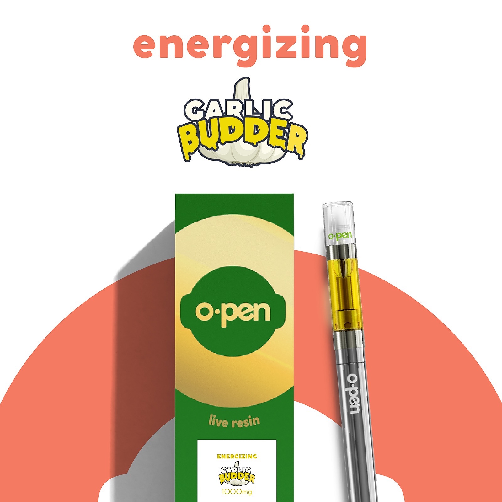 O.pen O.pen Signature Strains (Live Resin) Garlic Budder 1000mg