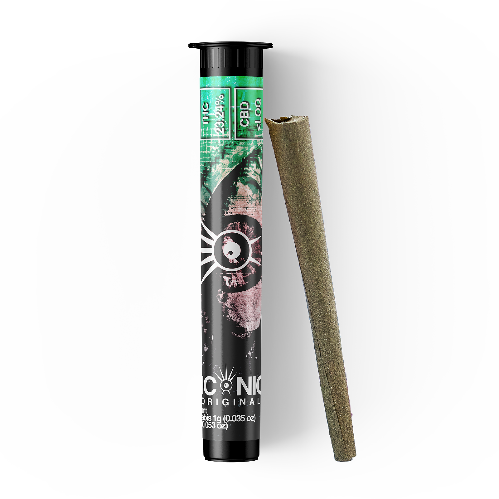 Iconic: 1g Gorilla Glue #4 Iconic Blunt 23.24% (indica) 