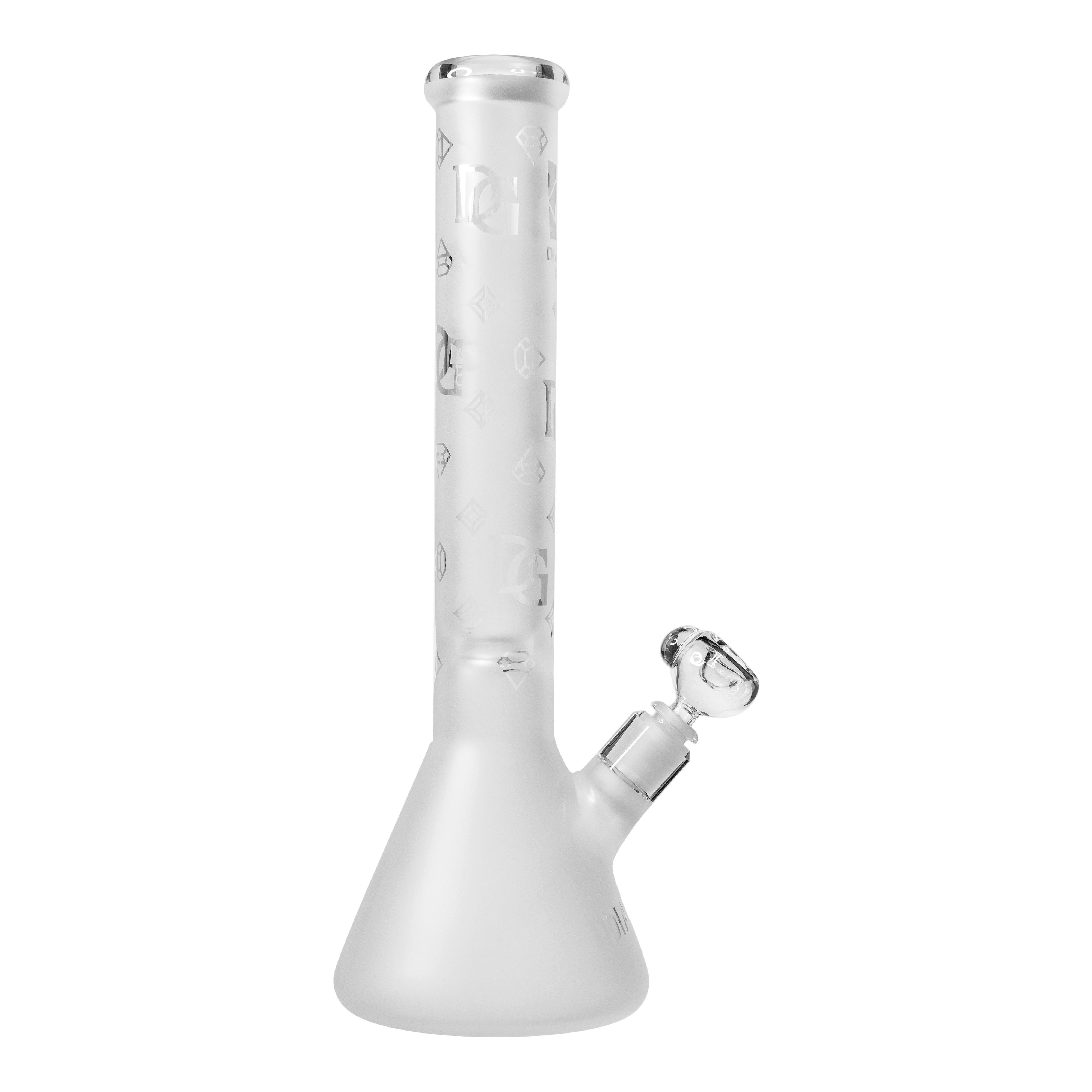 15" Heavy 7mm Beaker Bong Sandblasted Frosted, by Diamond