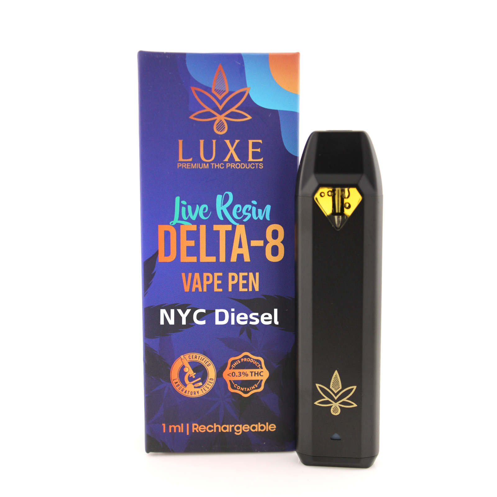 Simply Crafted: NYC Diesel Live Resin Delta-8 Vape Pen | 1ml | Leafly