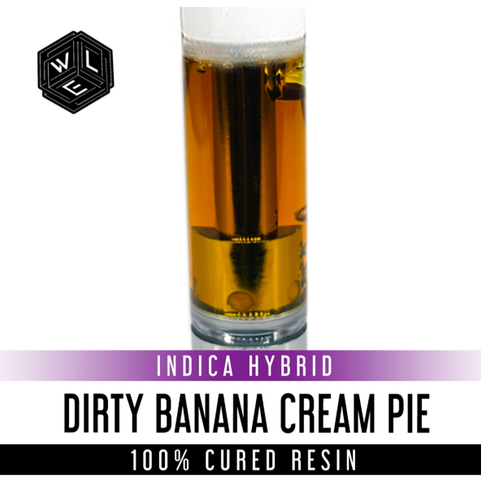White Label Extracts Dirty Banana Cream Pie Cured Resin Cartridge 1g