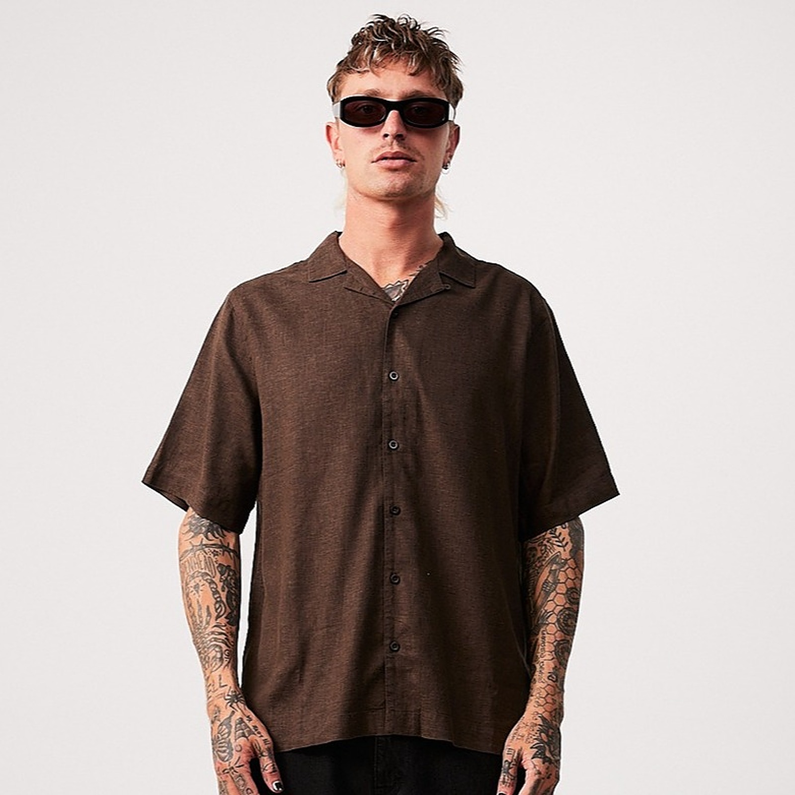 AFENDS: Afends Mens Daily - THC Essentials - Hemp Cuban Short Sleeve ...