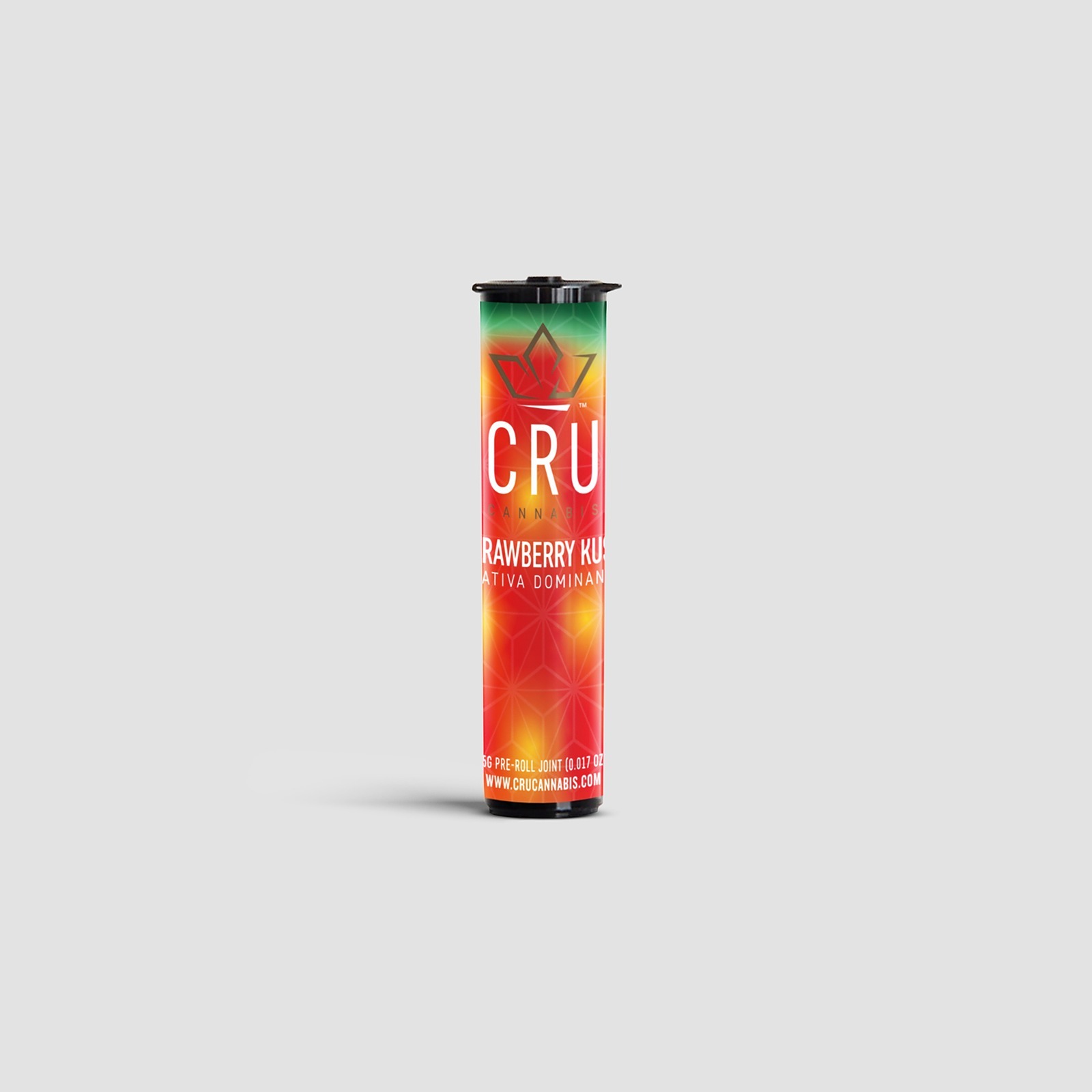 CRU Cannabis Strawberry Kush (0.5G Sativa PreRoll) Leafly