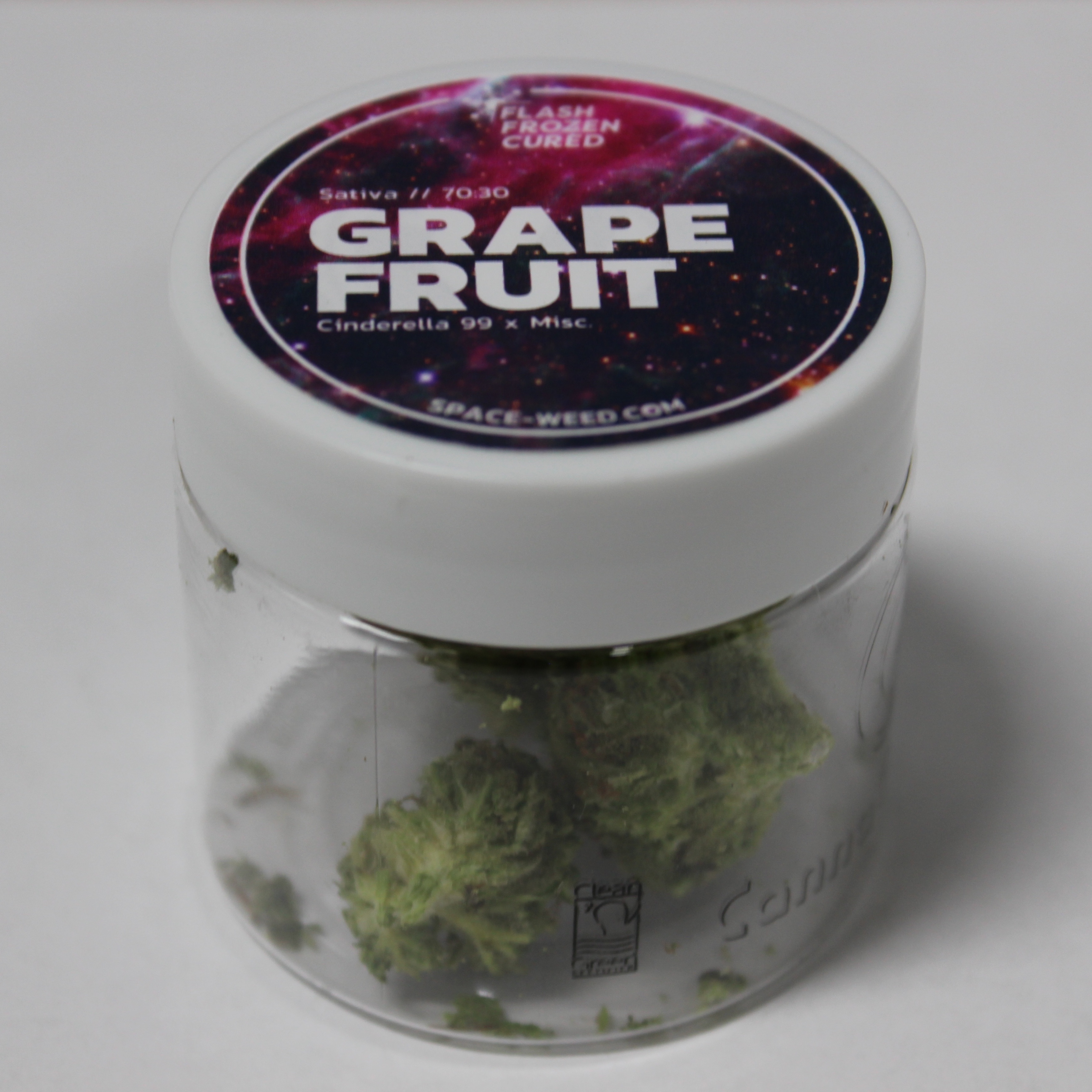 Space Weed by CannaGenesis Grape Fruit Flash Frozen Cured Leafly