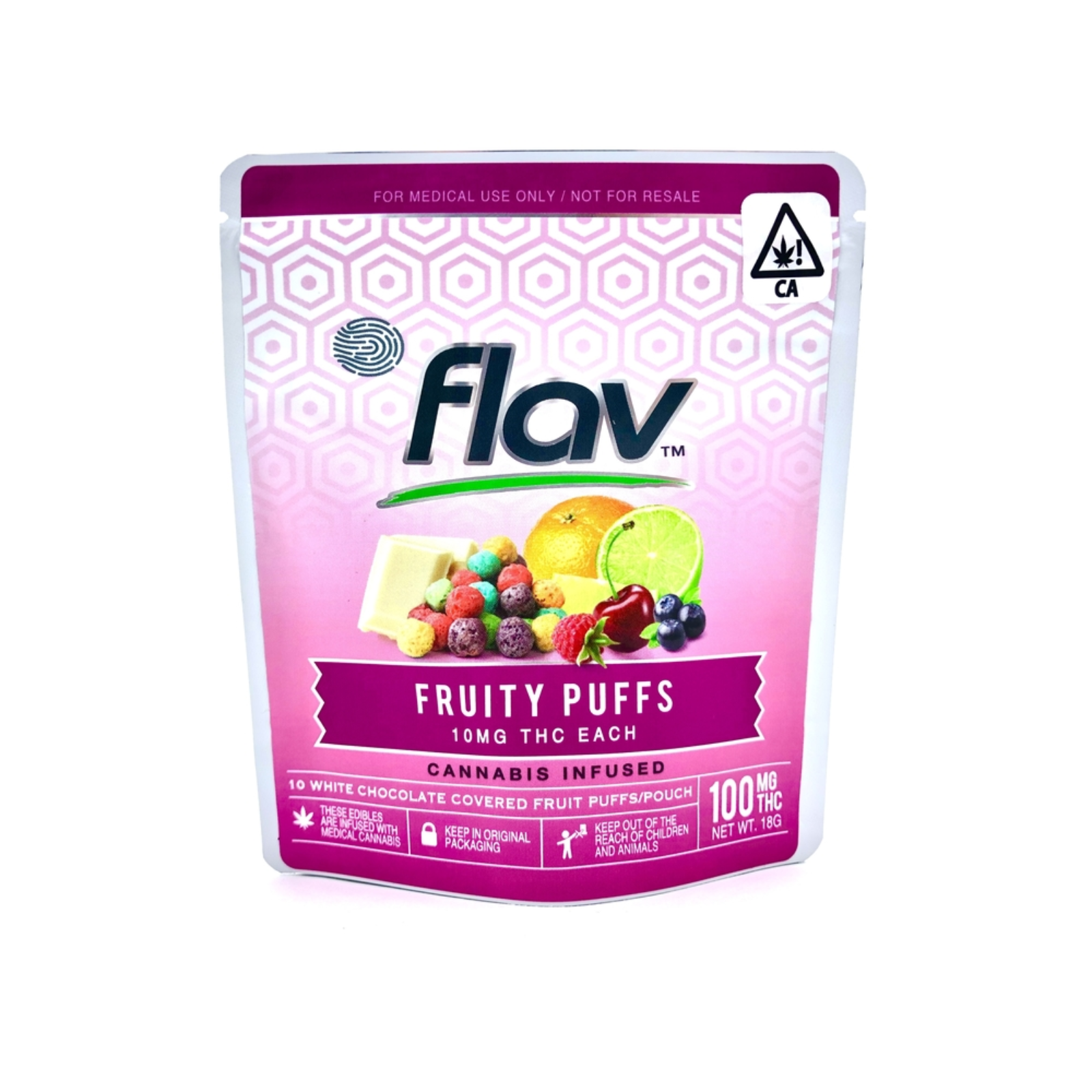 Flav Fruity Puffs 100mg 10pk Leafly
