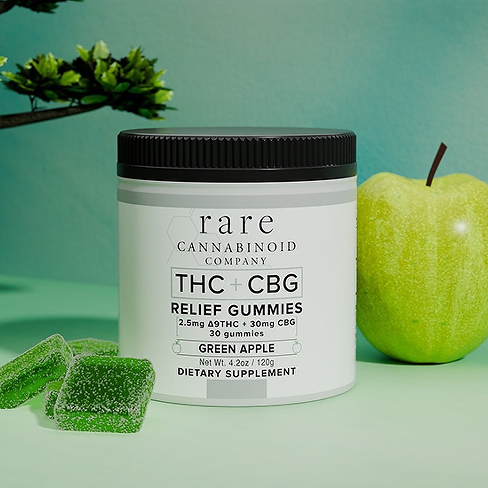 Rare Cannabinoid Company: THC + CBG Relief Gummies | Leafly