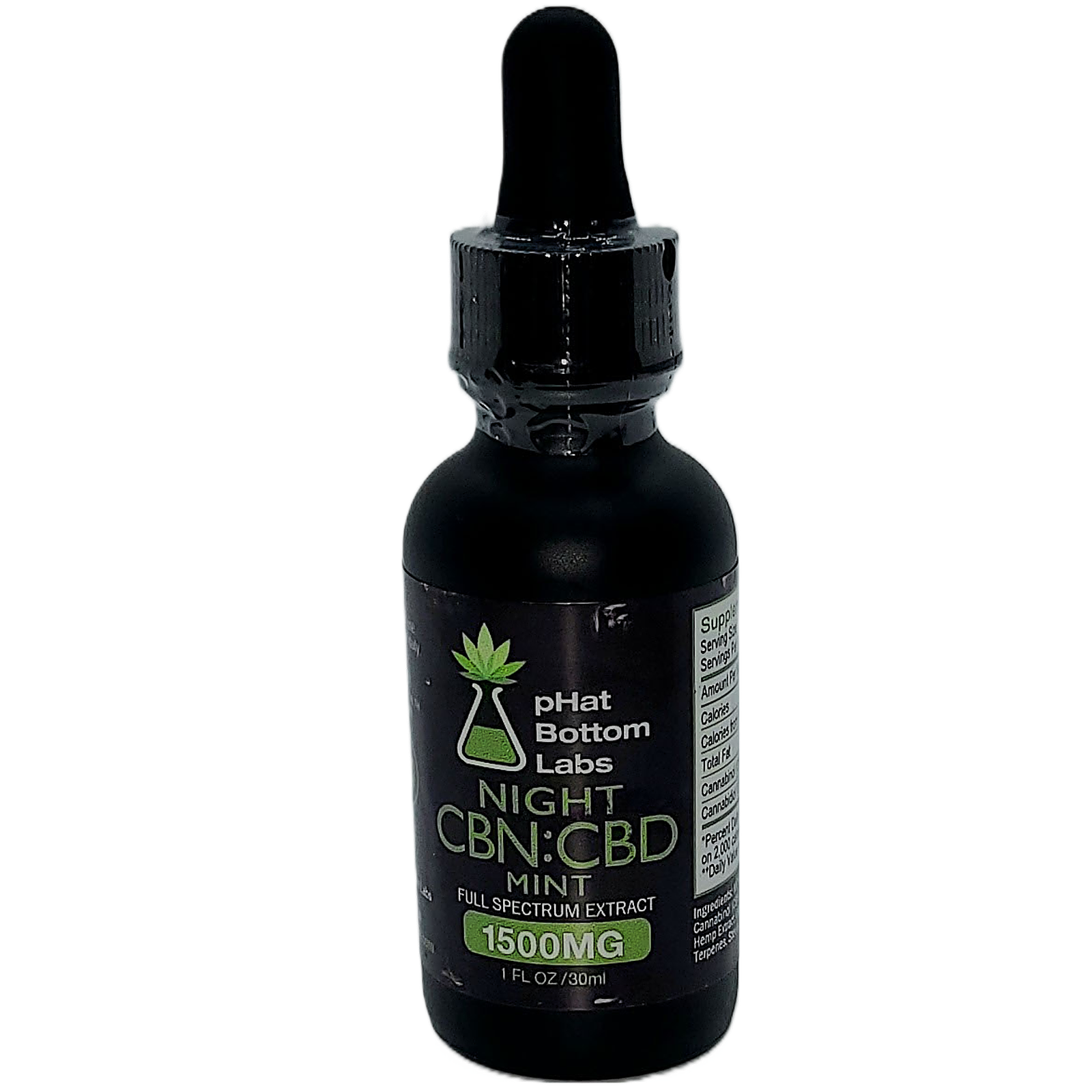 pHat Bottom Labs CBDCBN 1500mg (750mg CBD 750mg CBN) Night Time