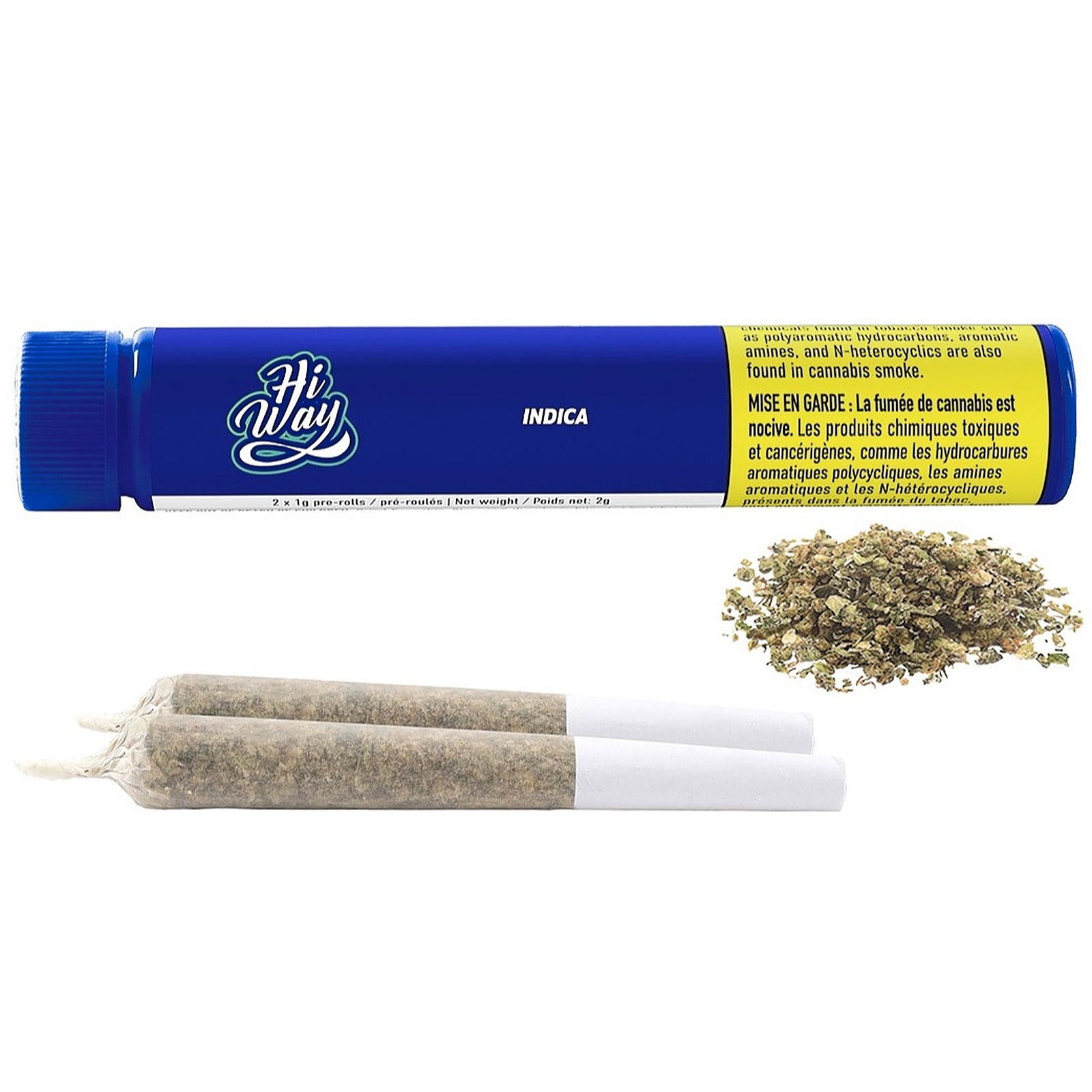 Hiway Indica Pre Rolls 2g 2 Pack Leafly