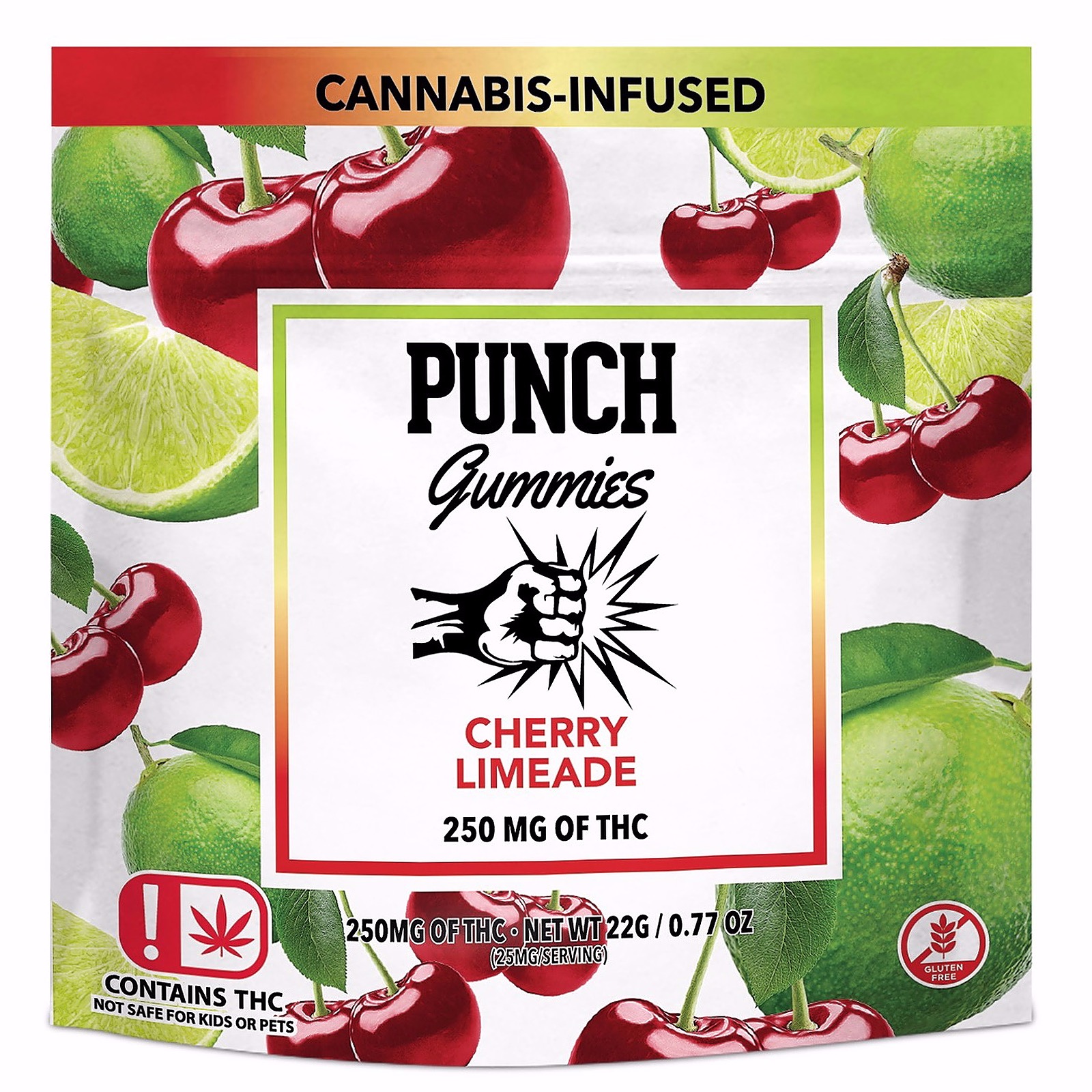 Punch: Cherry Limeade OK 250MG Punch Gummies | Leafly