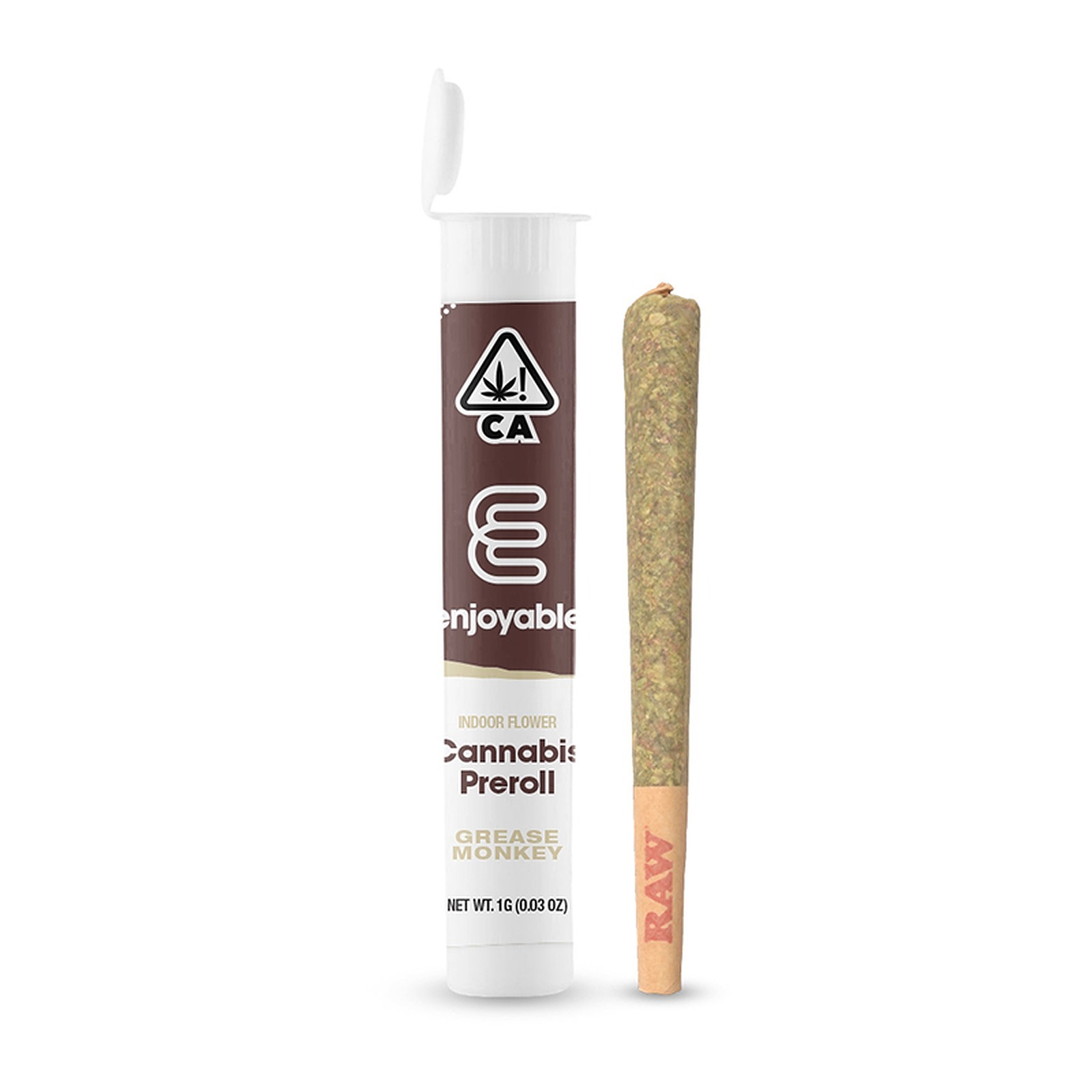 Enjoyable Enjoyable "Grease Monkey" Indoor PreRoll (1 Gram) Leafly