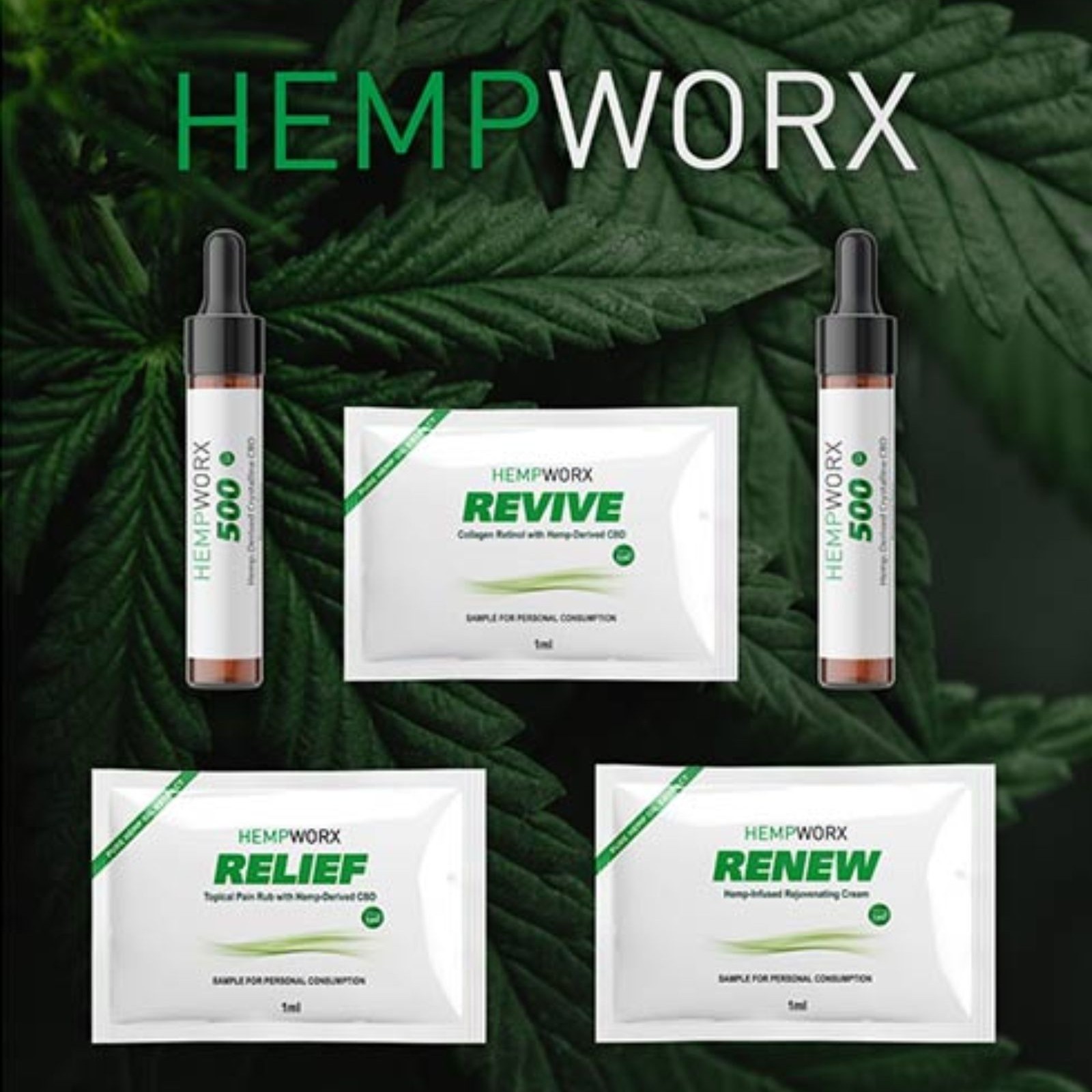 HempWorx DirectlyHemp Canada USA HempWorx Free Sample Packs