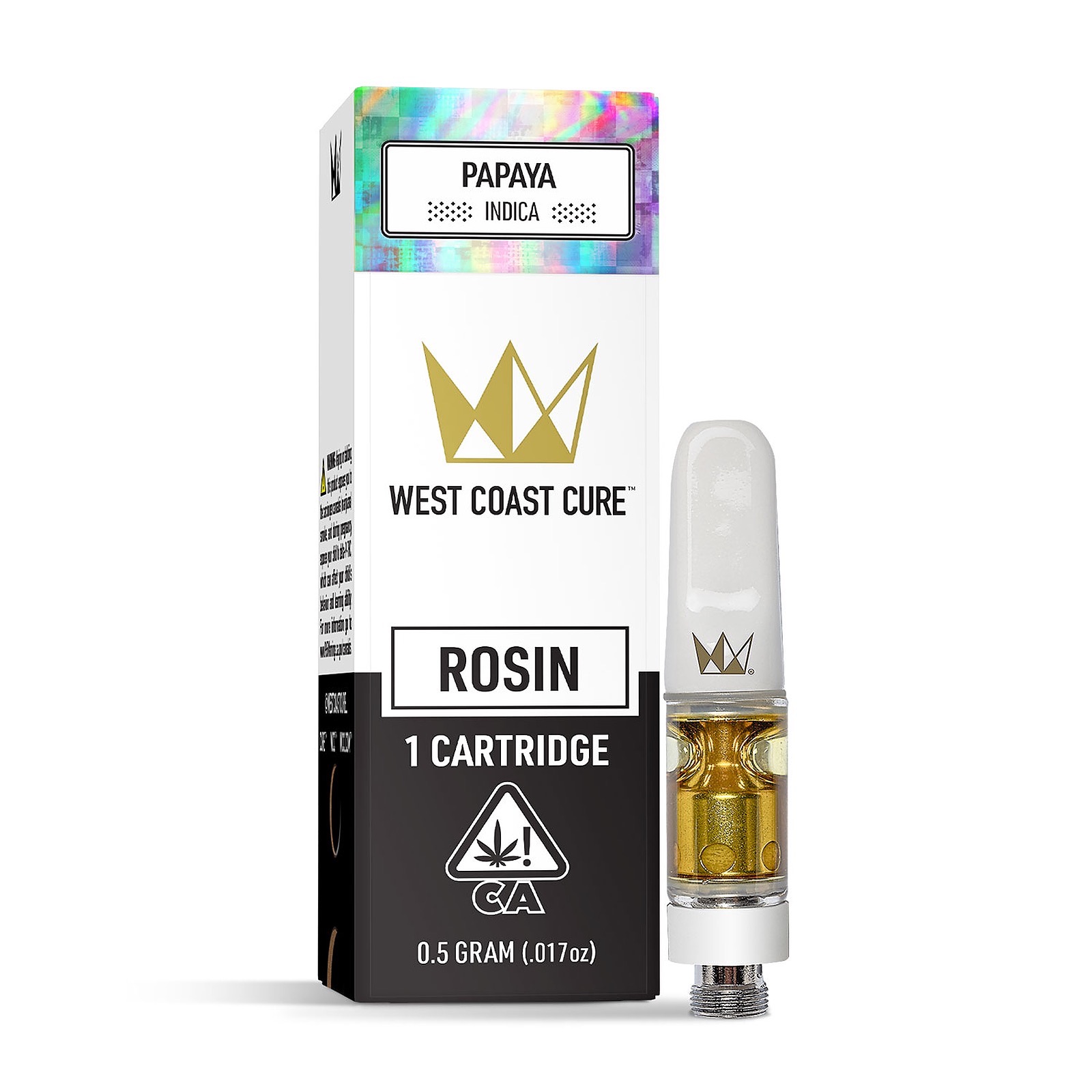 West Coast Cure: Papaya Rosin Cartridge - 0.5g | Leafly