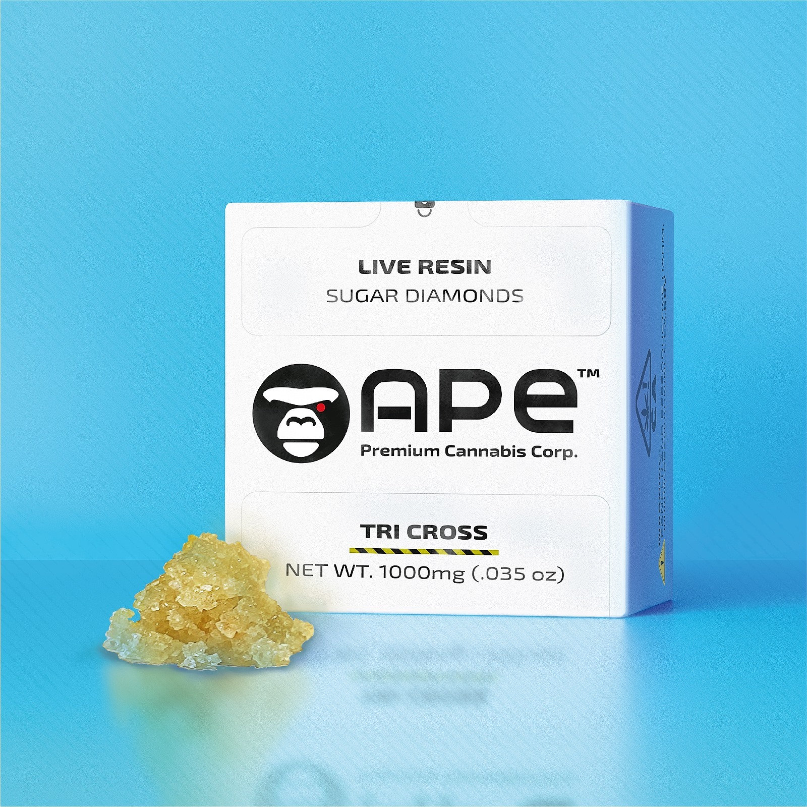 Ape Premium Cannabis Corp Tri Cross Sugar Diamonds 1000 Mg Leafly