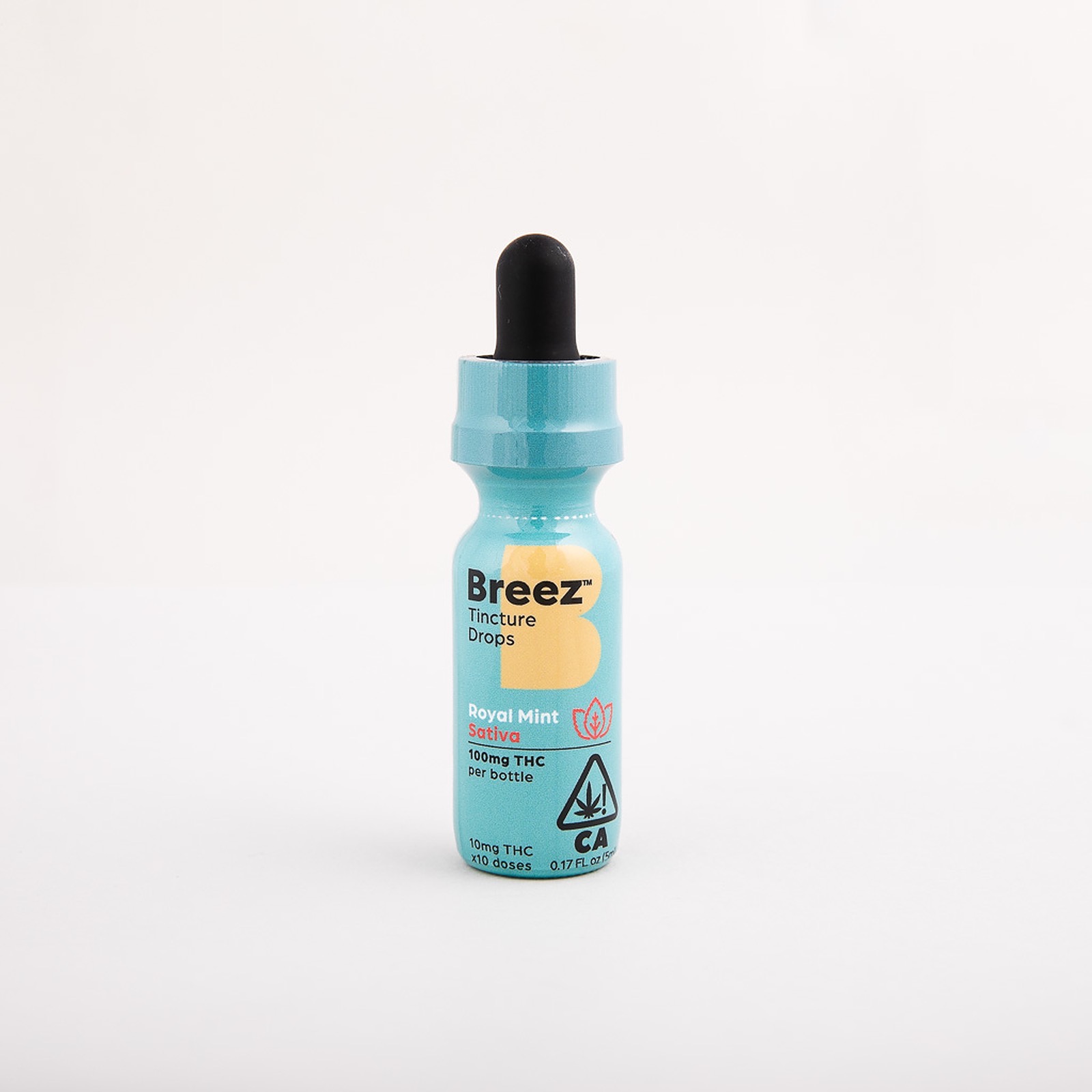 Breez: 1000mg Royal Mint Sativa Tincture Drops - Breez