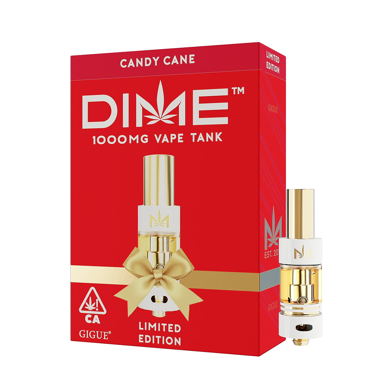 Dime Industries Candy Cane Cartridge 1g Leafly