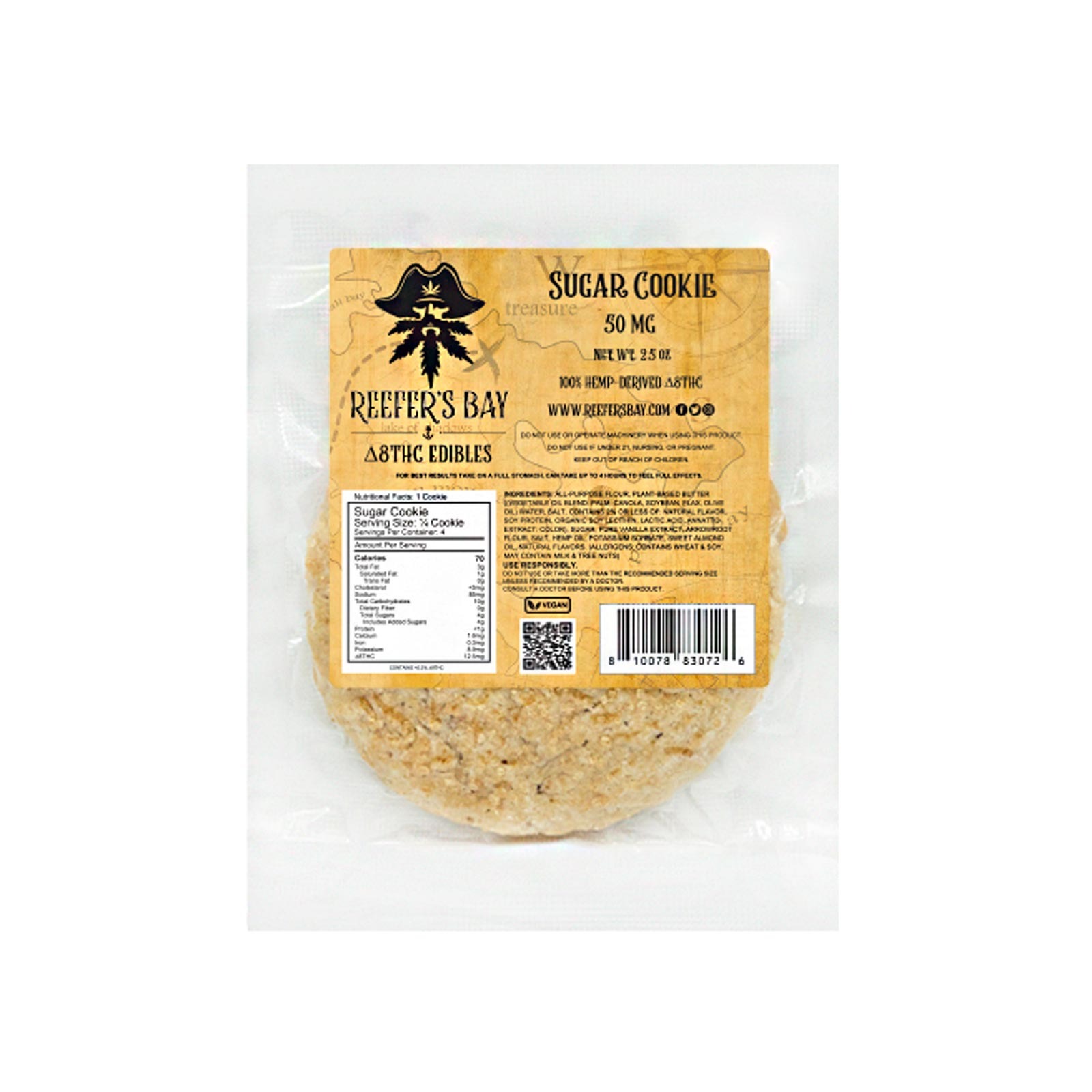 Reefers Bay Delta 8 Cookie Sugar Cookie Leafly