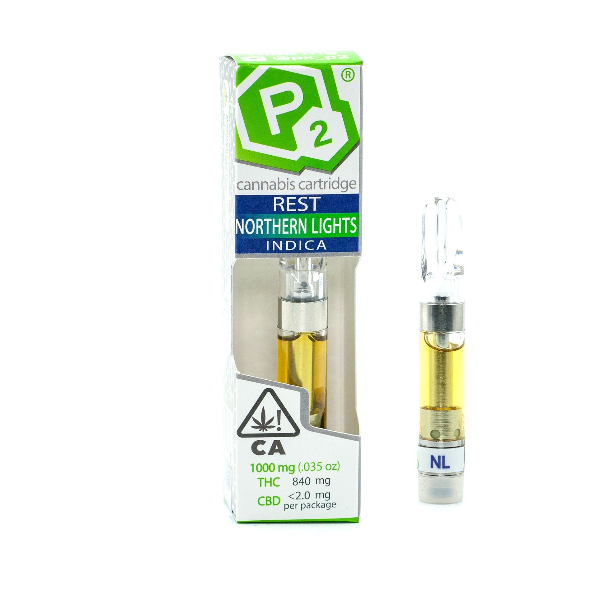 PUREXTRACTS: Northern Lights - P2 - Cartridge - 0.5g | Leafly