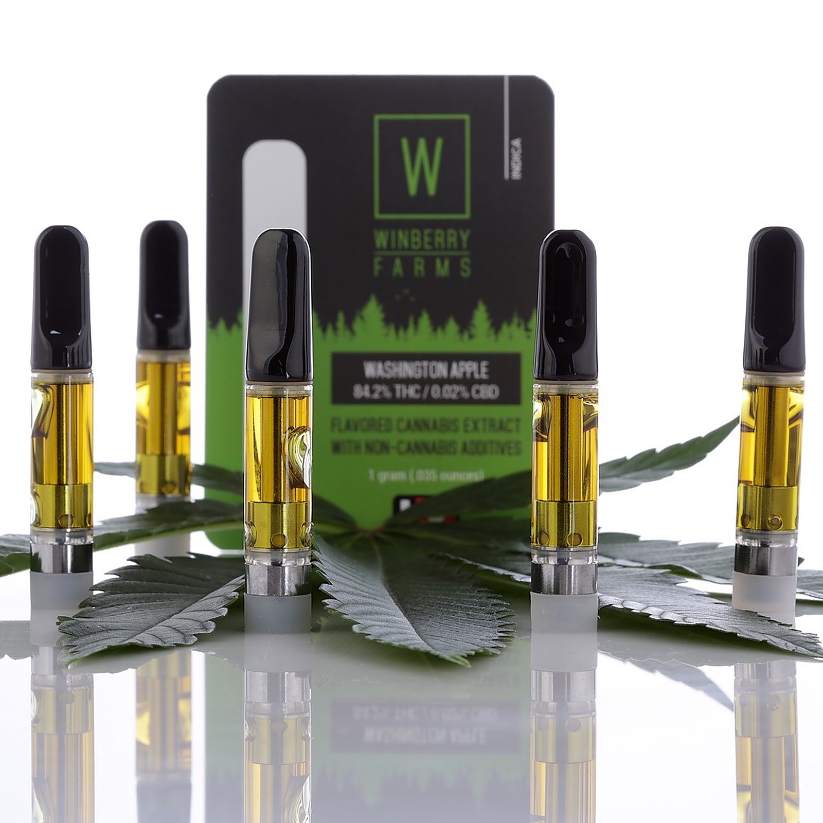 Winberry Farms Washington Apple Distillate Cartridge 1g Leafly