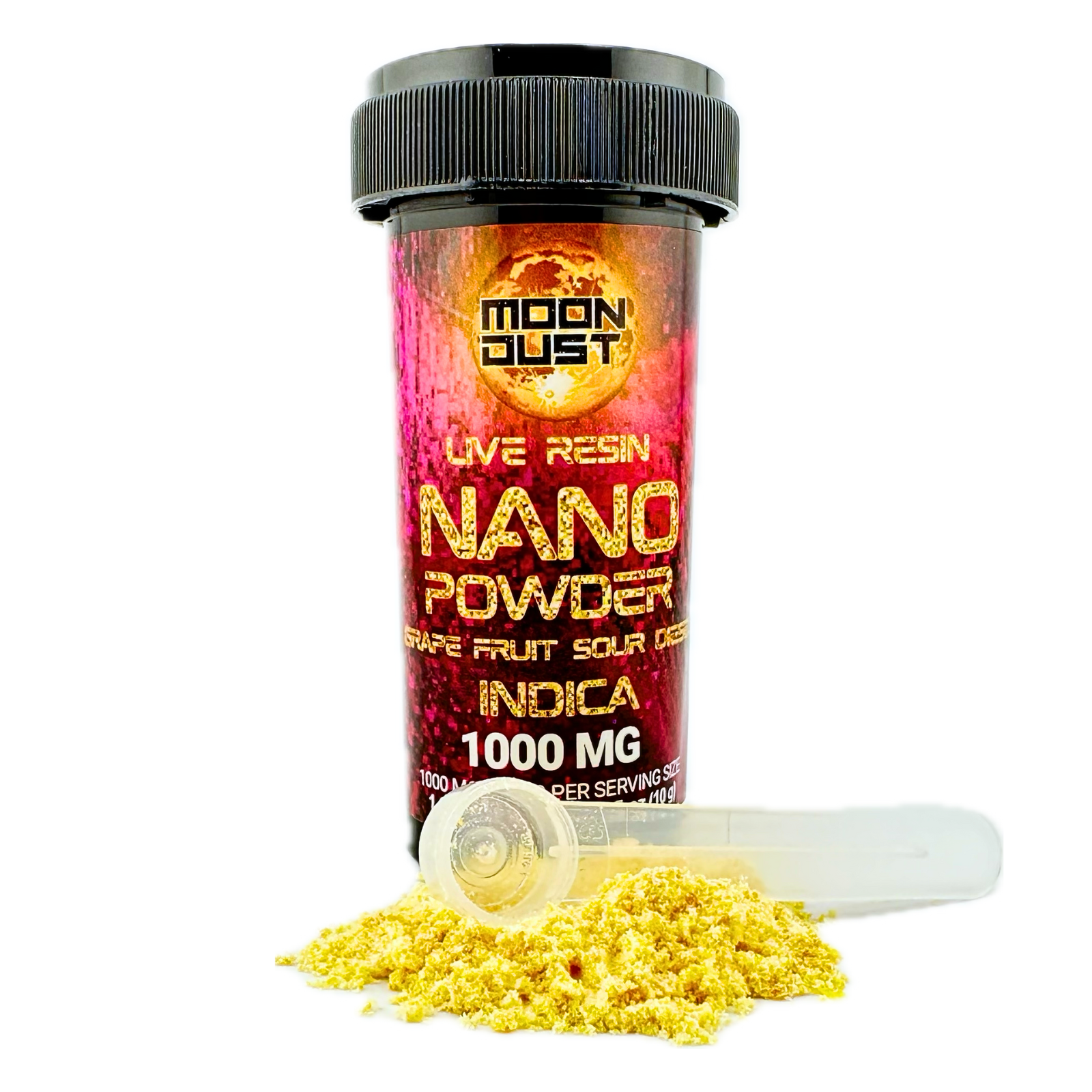 MOONDUST LIVE RESIN NANO POWDER GRAPE FRUIT SOUR DIESEL INDICA