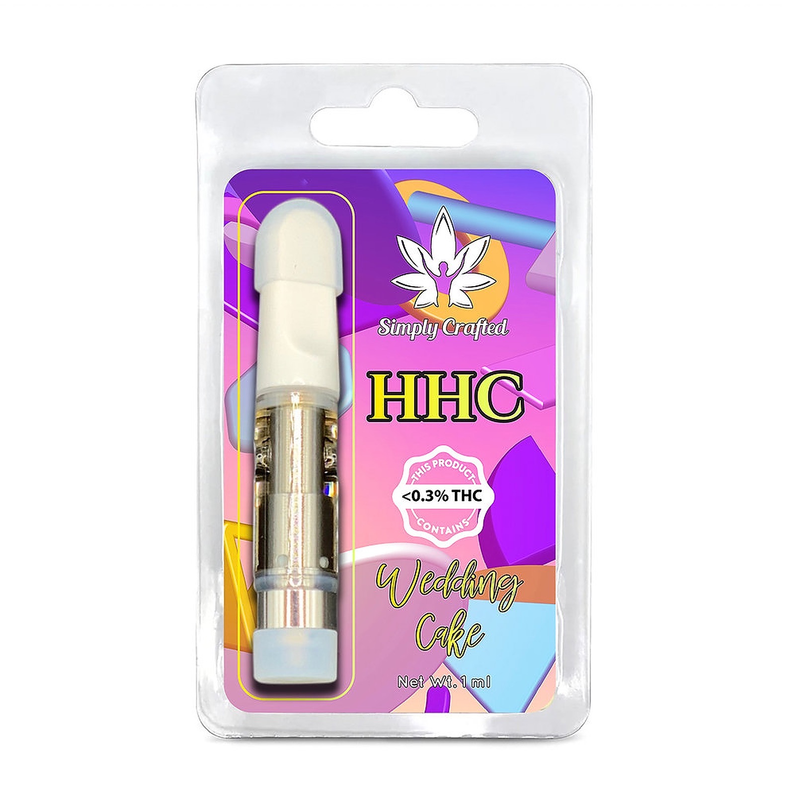 Simply Crafted Free Shipping Save 25 With Code Leafly Wedding Cake Hhc Vape Cartridge 5904