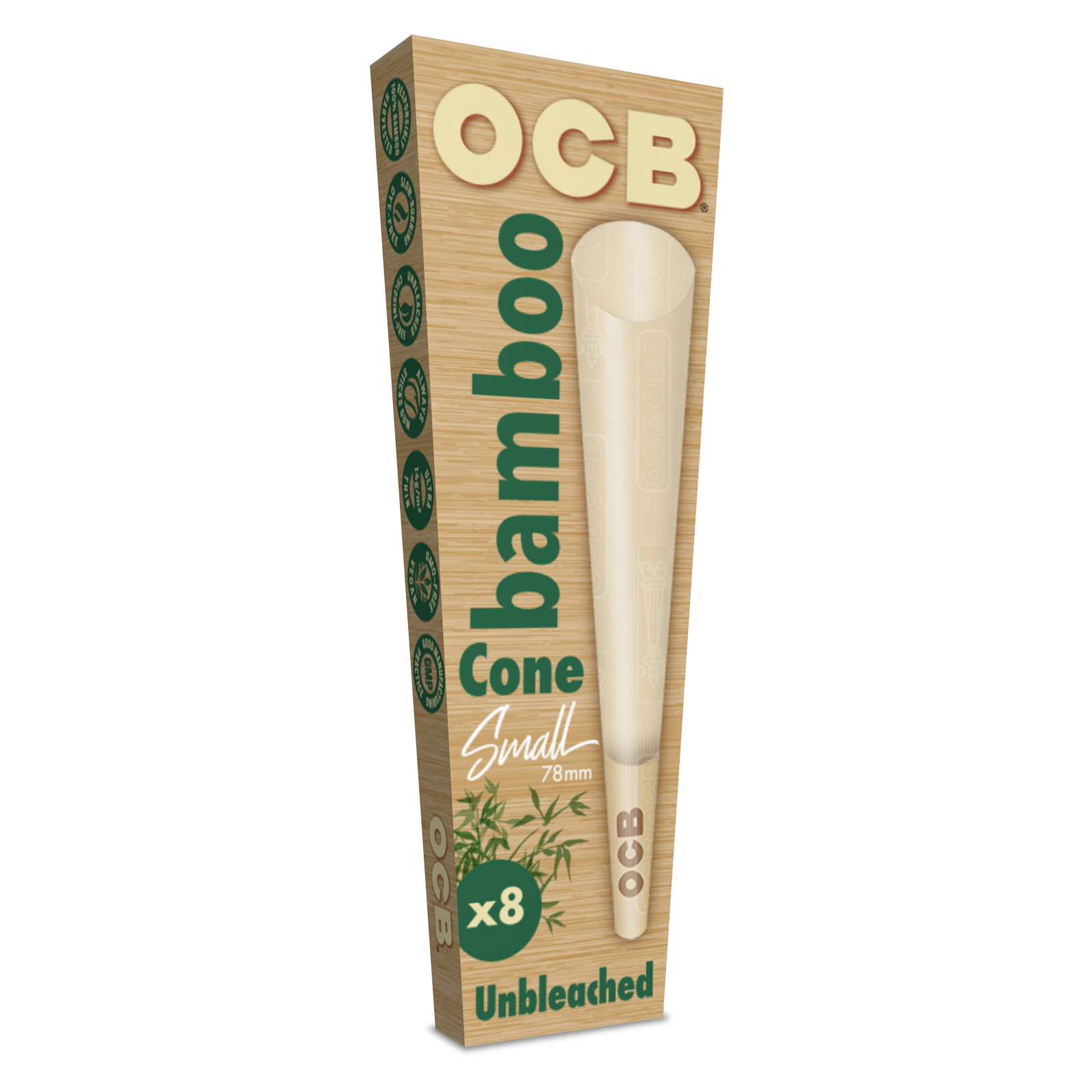 OCB Rolling Papers & Cones OCB Bamboo Cones Small Size [8pk] Leafly