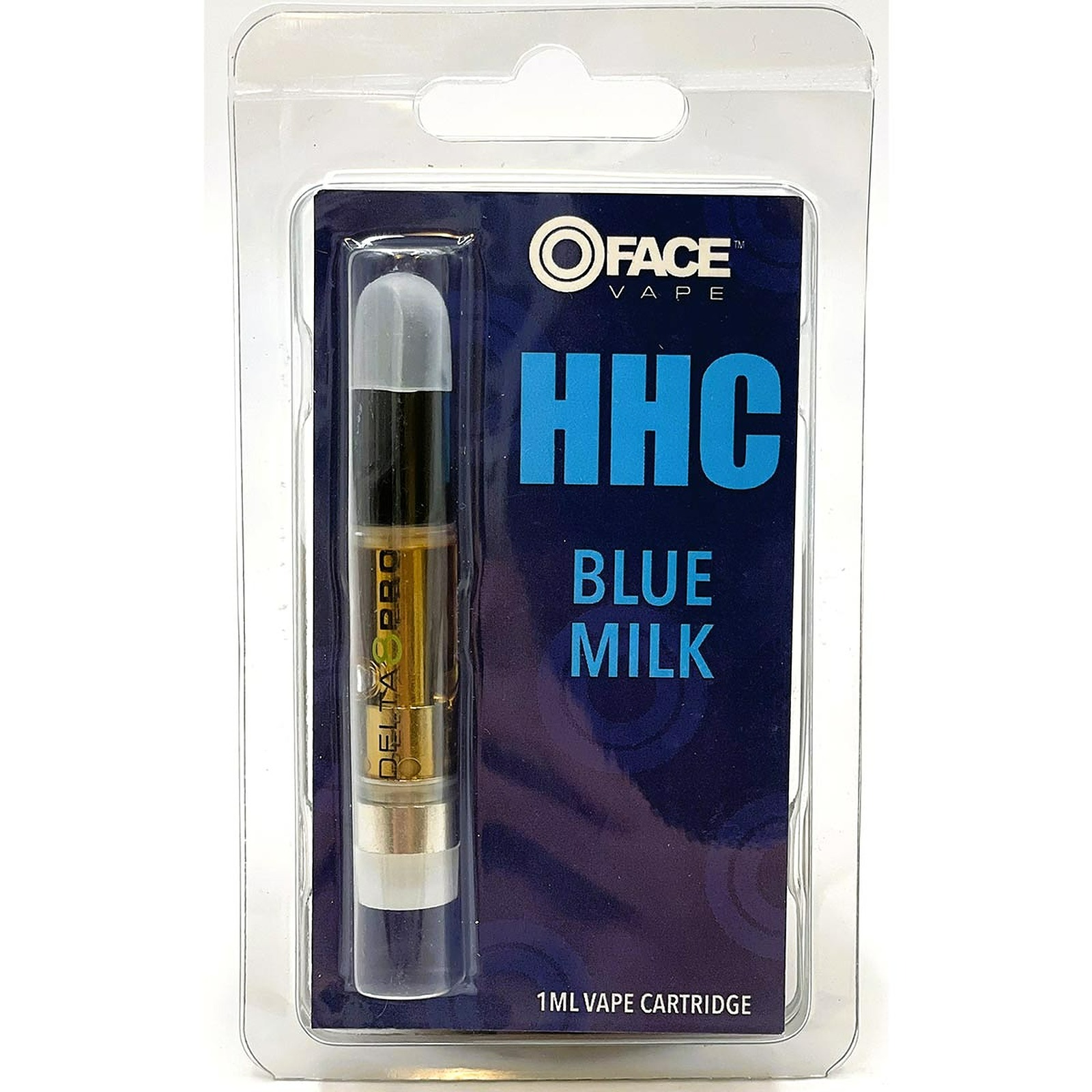 Delta 8 Pro: 1ml Vape Cartridge HHC Blue Milk