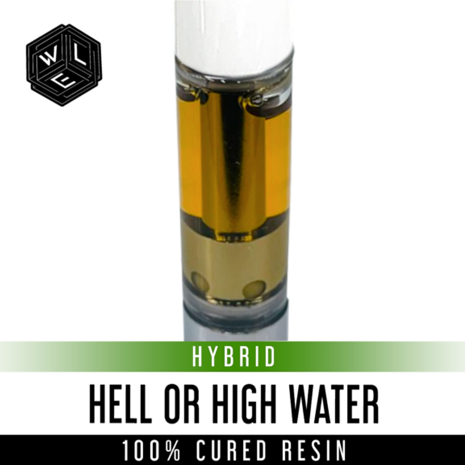 White Label Extracts Hell or High Water Cured Resin Cartridge 1g Leafly