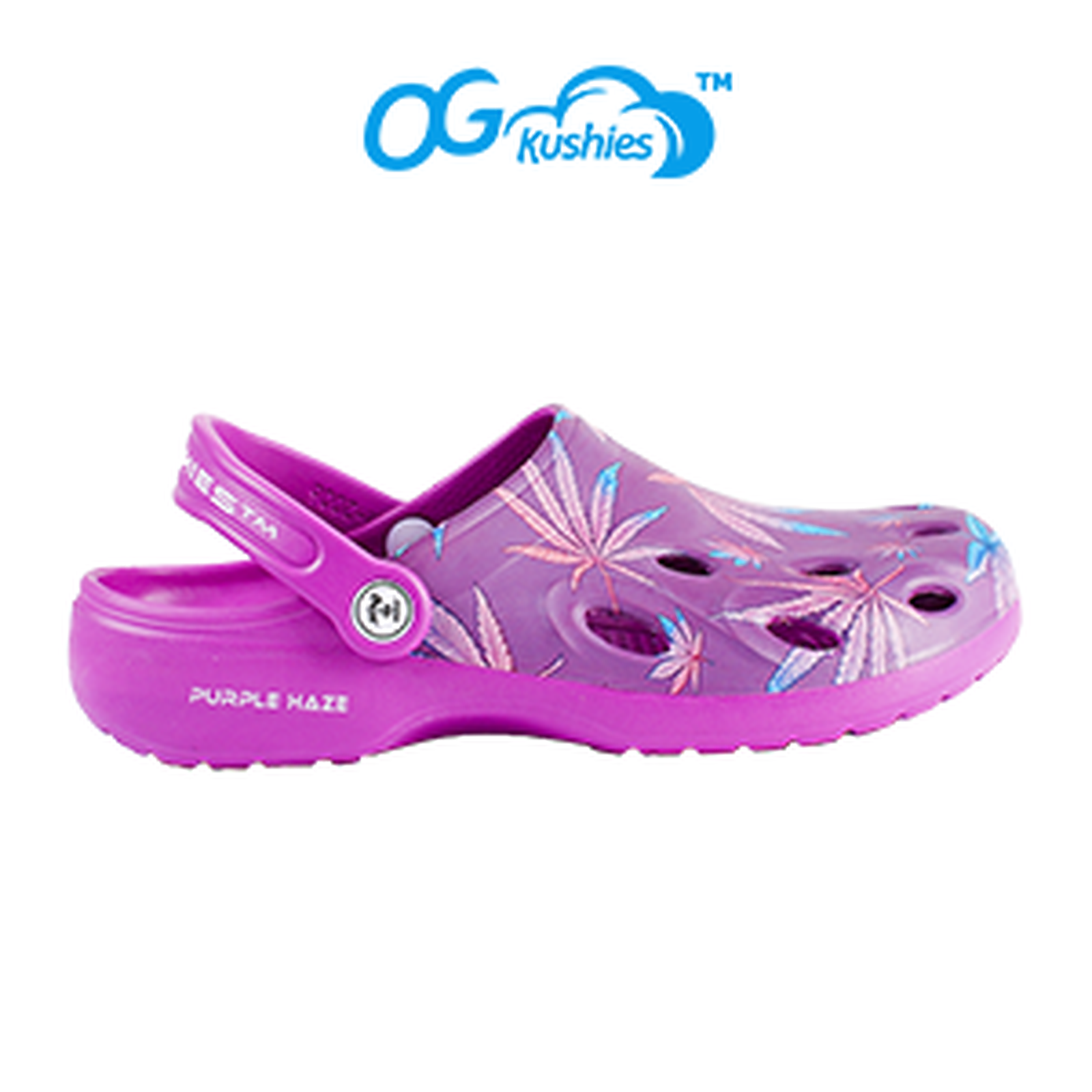 OG Kushies Unisex Clogs Shoes Slippers Sandals in Purple Haze