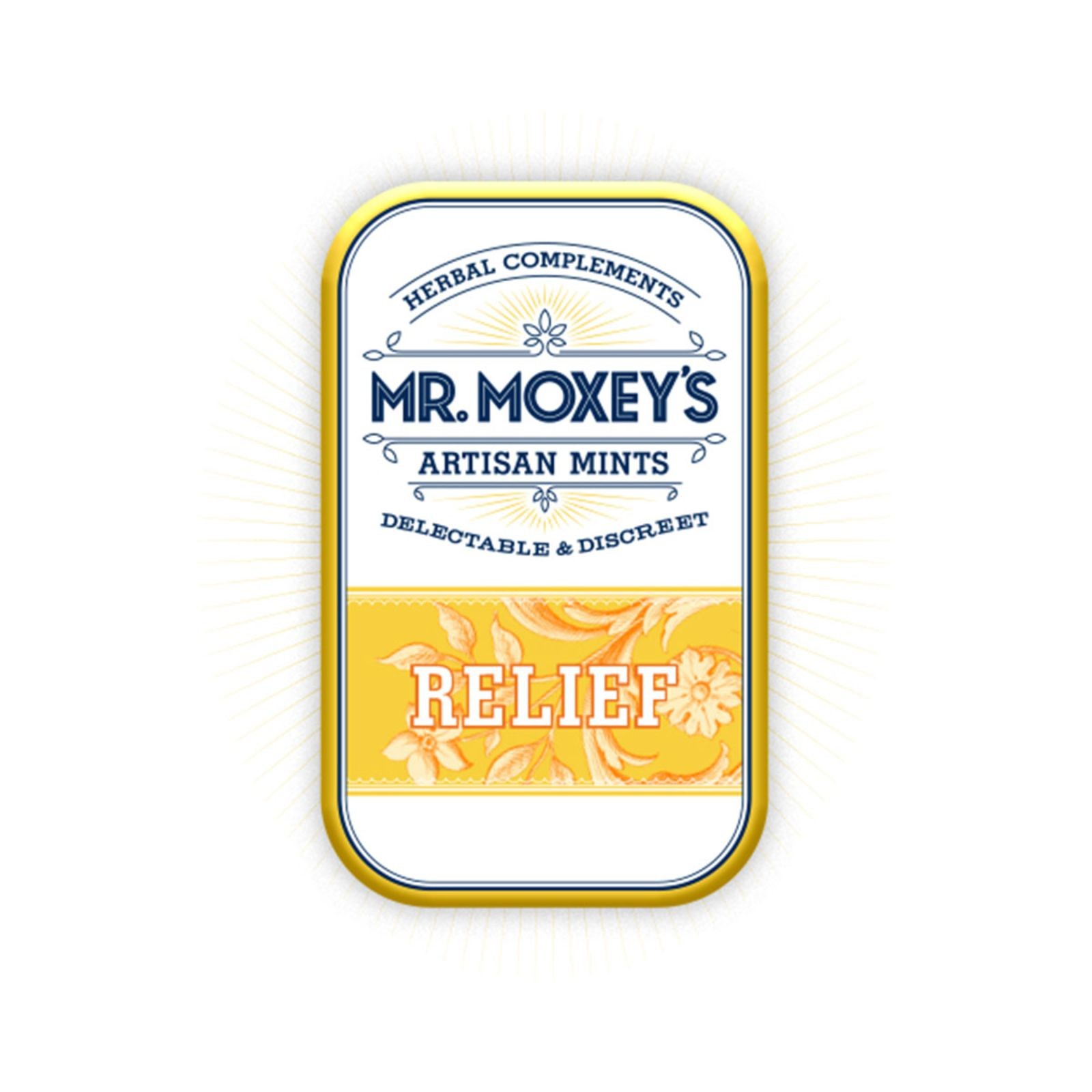 Mr. Moxey's Relief 51 Ginger Mints (100mg CBD/20mg THC) Leafly