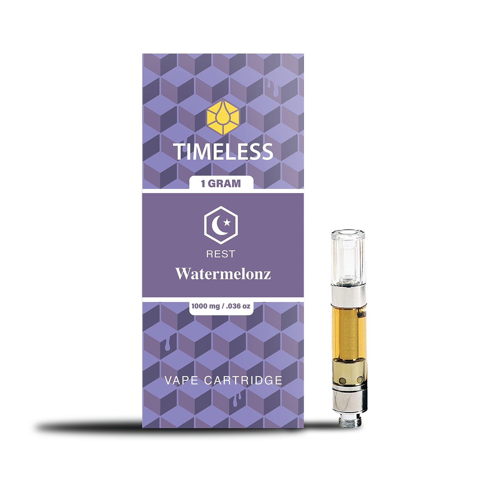 Timeless Vapes: Timeless Watermelonz 1000mg Vape Cartridge (Rest)
