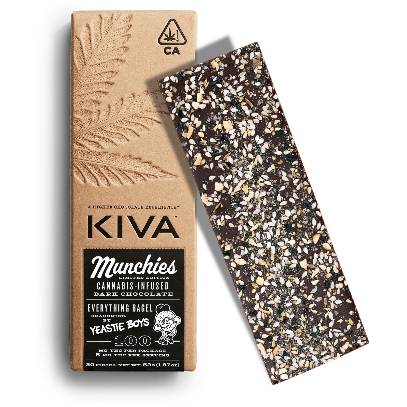 Kiva Bar Milk Chocolate Cannabis Edible