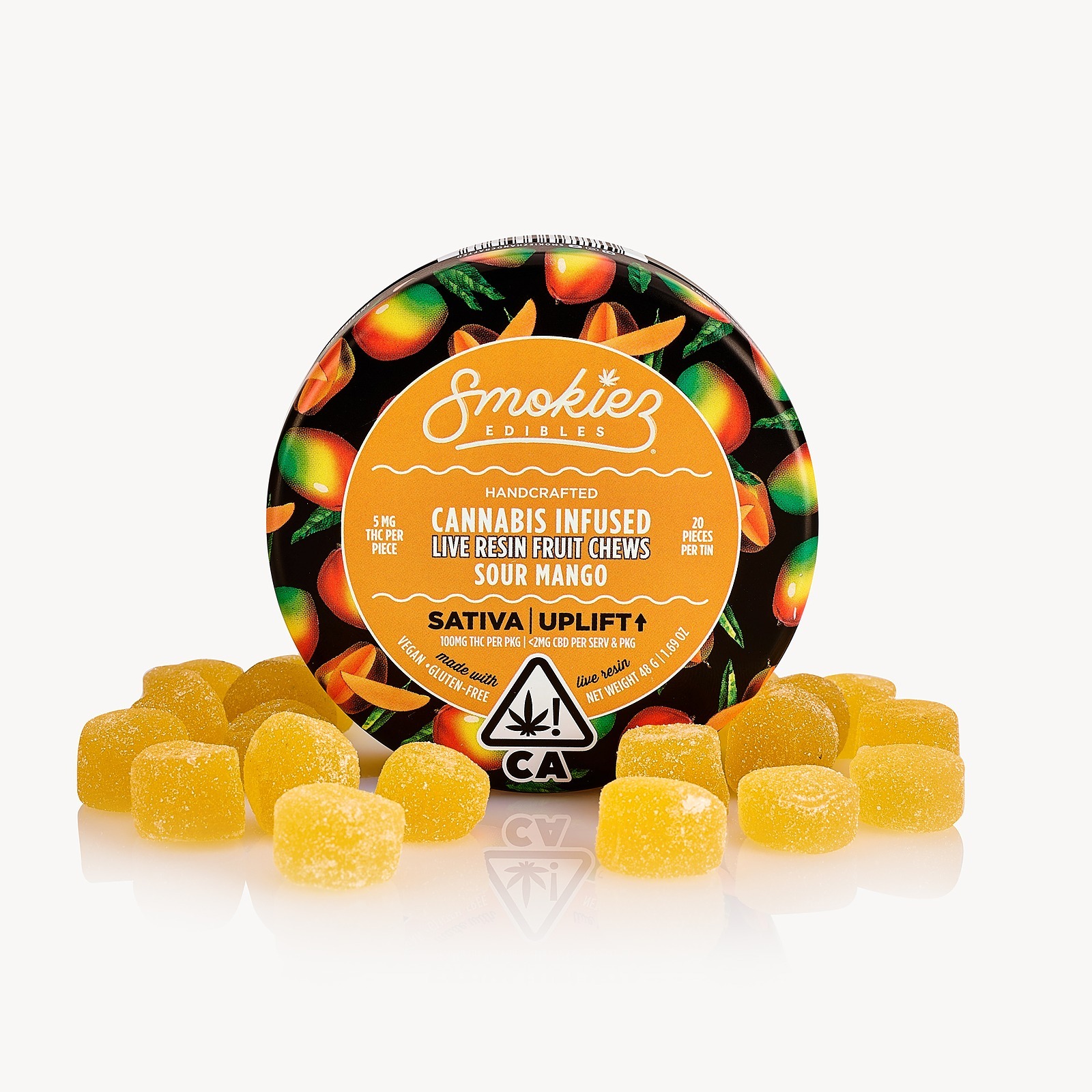 Smokiez Edibles: Sour Mango Fruit Chews - Smokiez