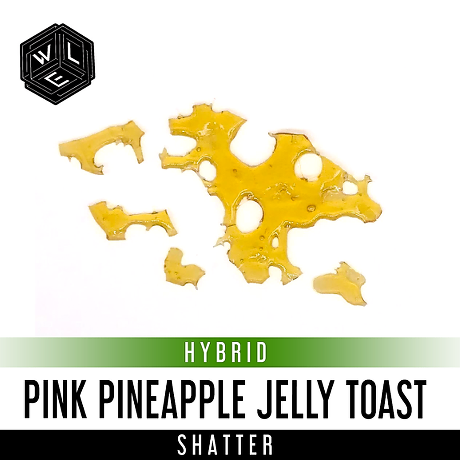 White Label Extracts Pink Pineapple Jelly Toast Shatter 1 Gram Leafly