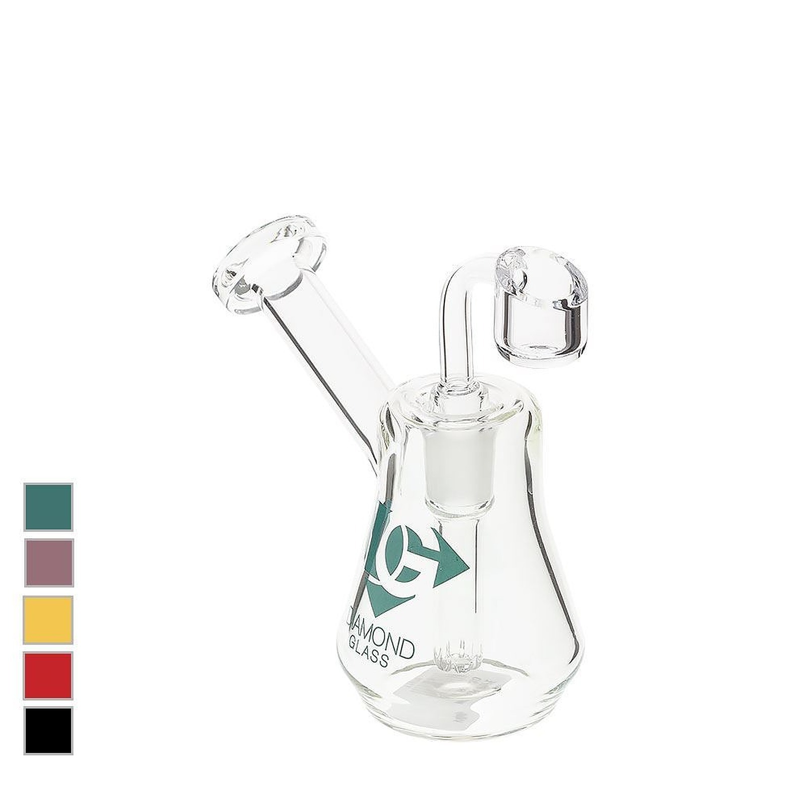 Lab Glass Dab Rigs Smoking Outlet: Dab Lab Mini Rig by Diamond Glass | Leafly