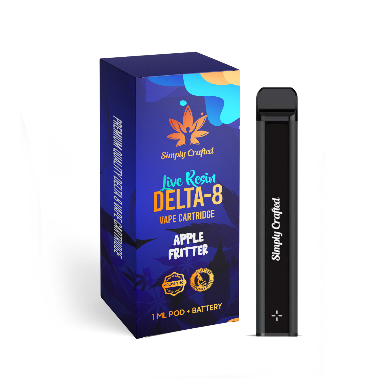 Simply Crafted Free Shipping Save 25 With Code Leafly Apple Fritter Delta 8 Vape Pod 0916