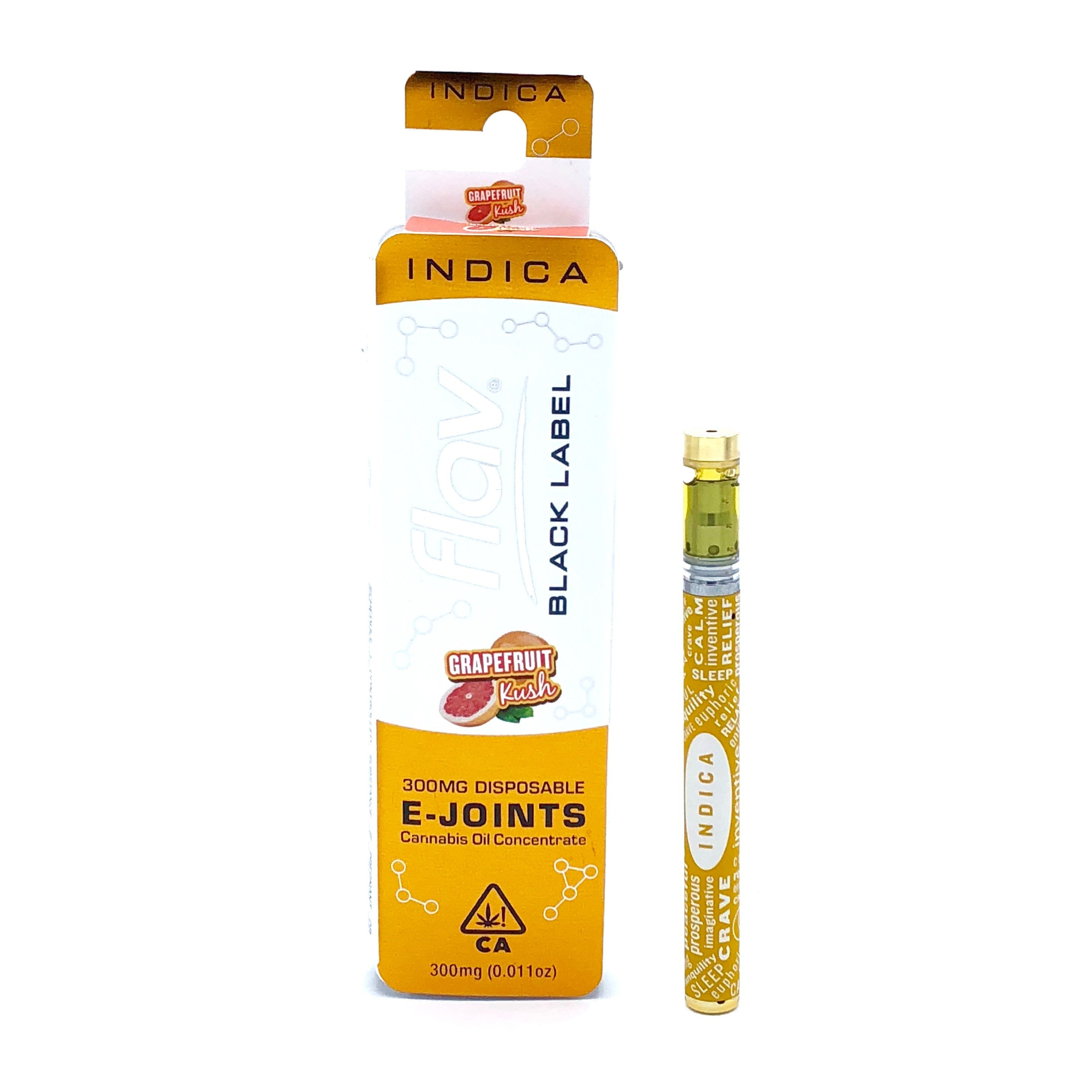Flav Black Label Grapefruit Kush Disposable EJoint 0.3g Leafly