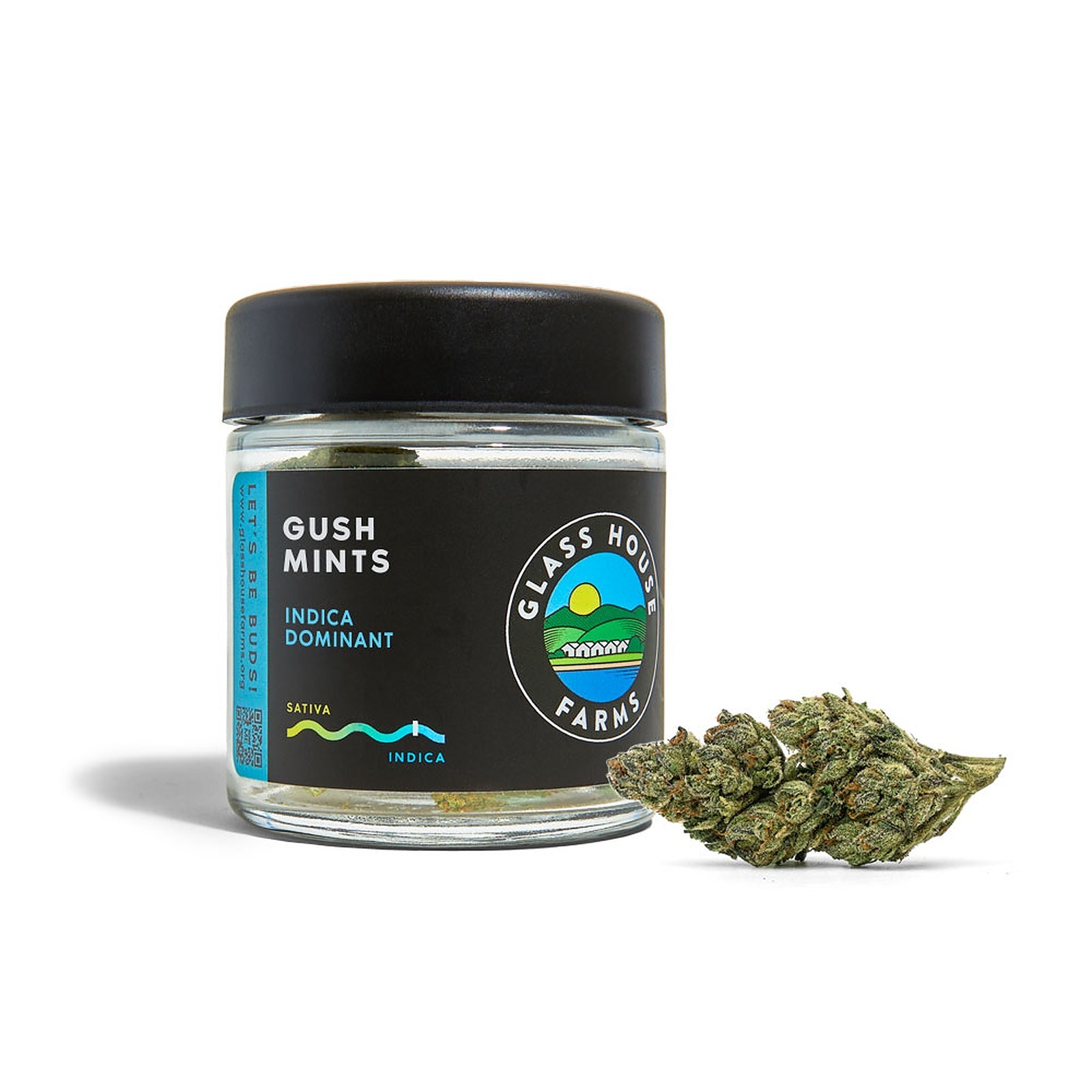Glass House Farms Gush Mints [3.5g Jar] Leafly